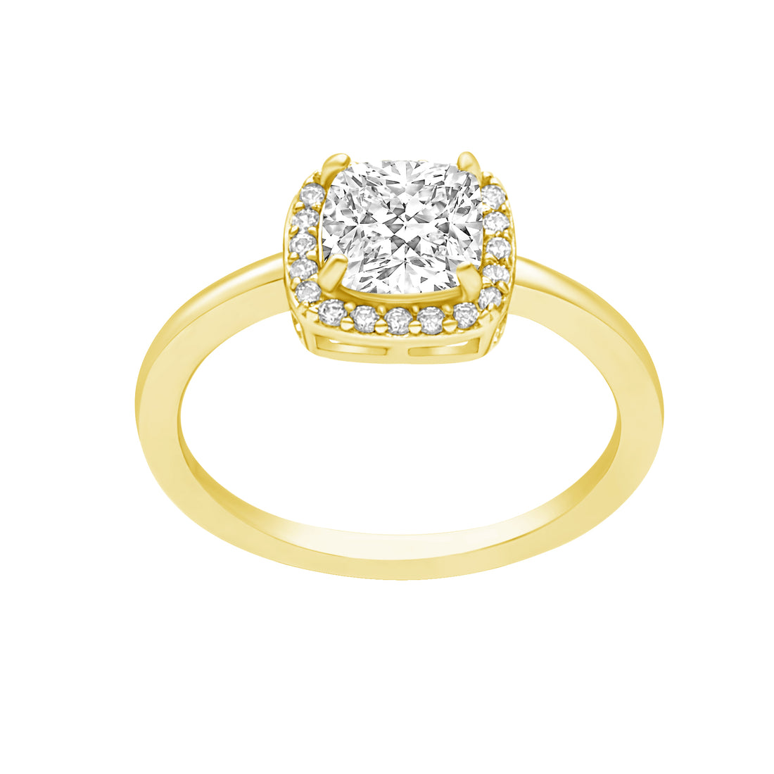 Zirconia Gold Color Ring