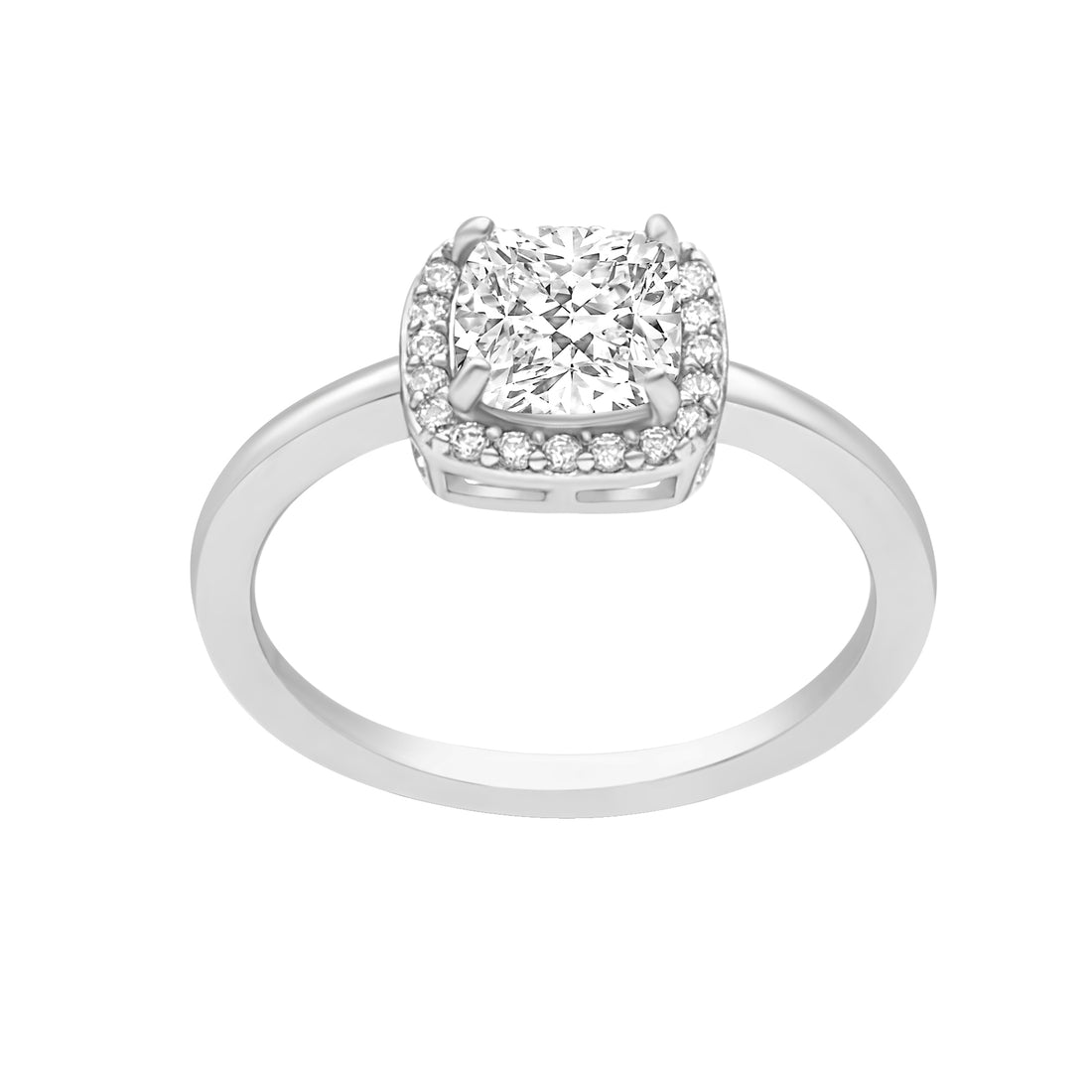 Zirconia Silver Color Ring