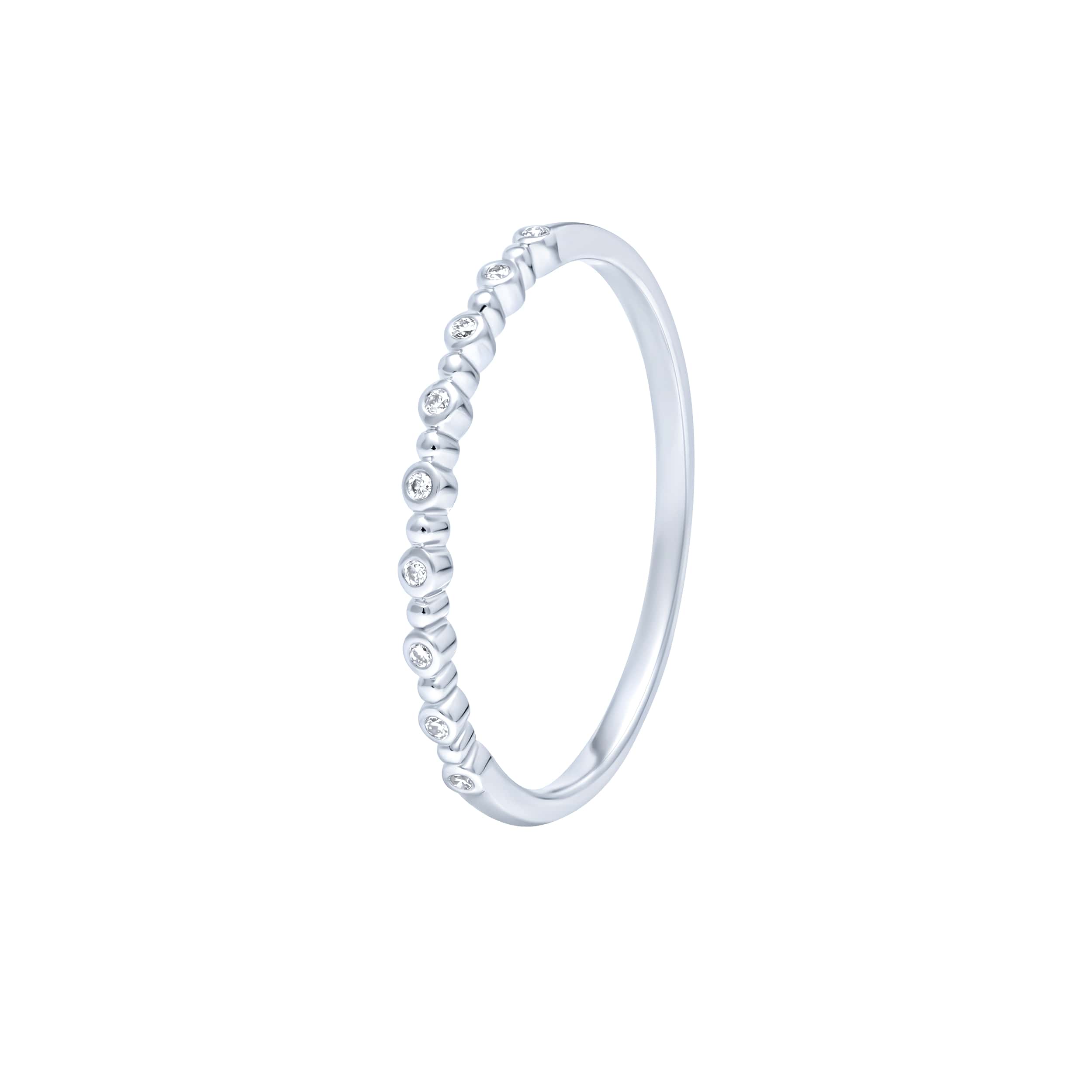 Understated Charm 18K Diamond Ring