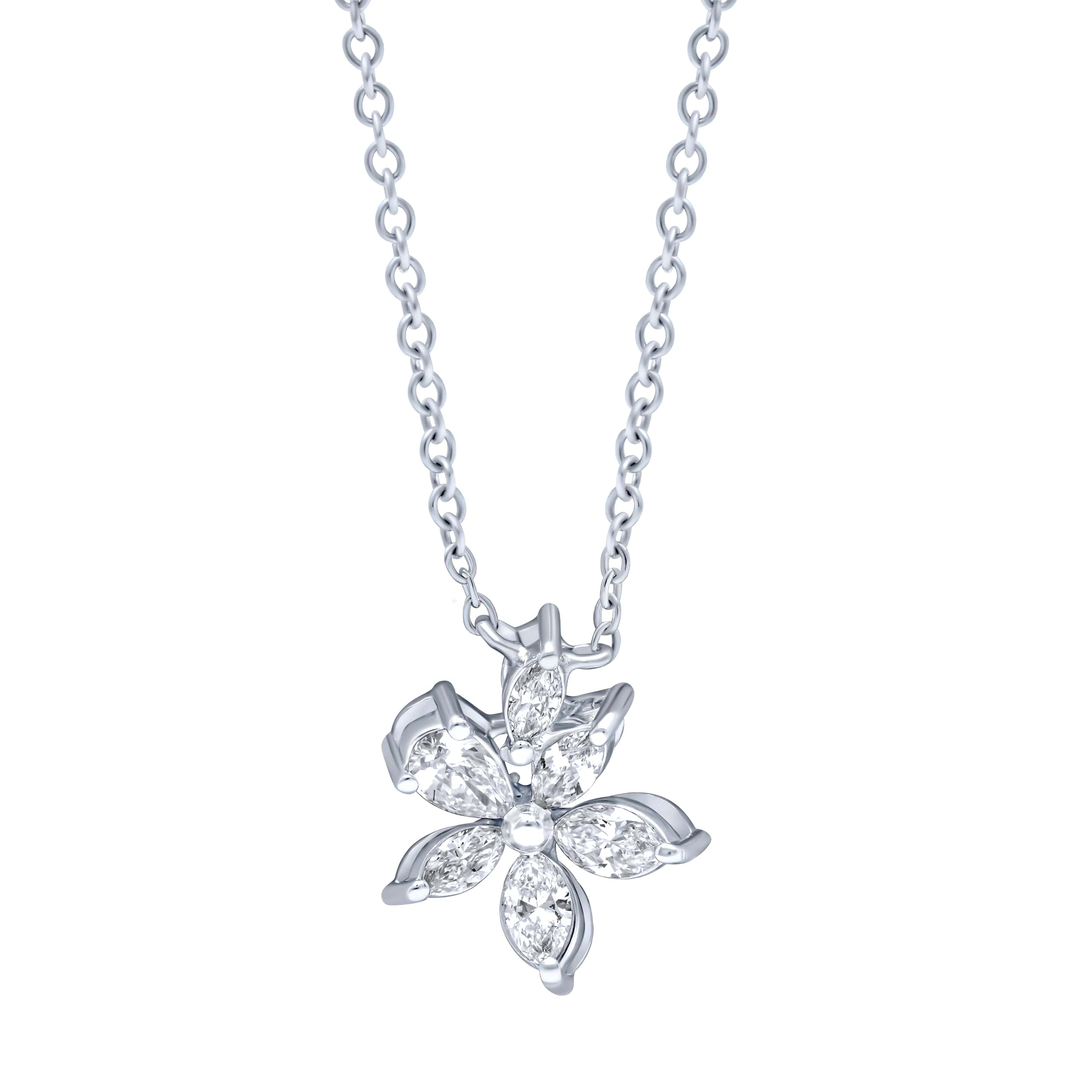 Exquisite Splendor 18K Diamond Necklace, a symbol of unmatched grace