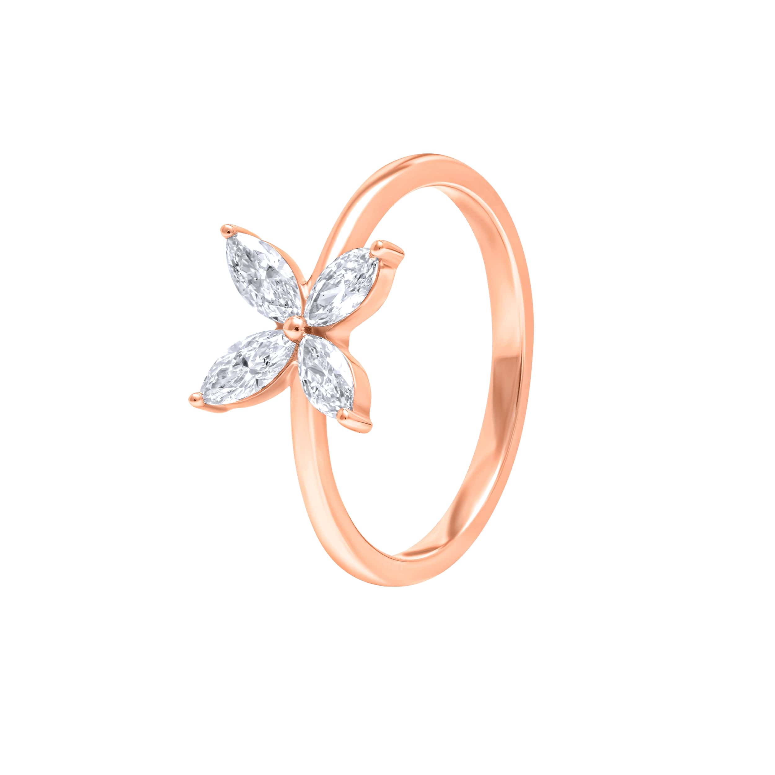 Opulent Radiance 18K Diamond Ring, a masterpiece of classic elegance