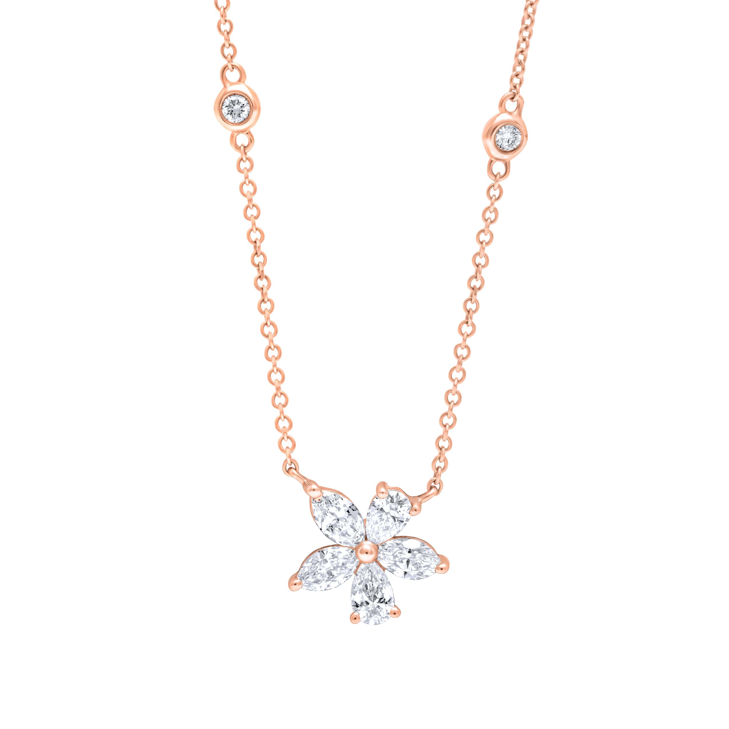Classic Refinement 18K Diamond Necklace, a marvel of exquisite grace