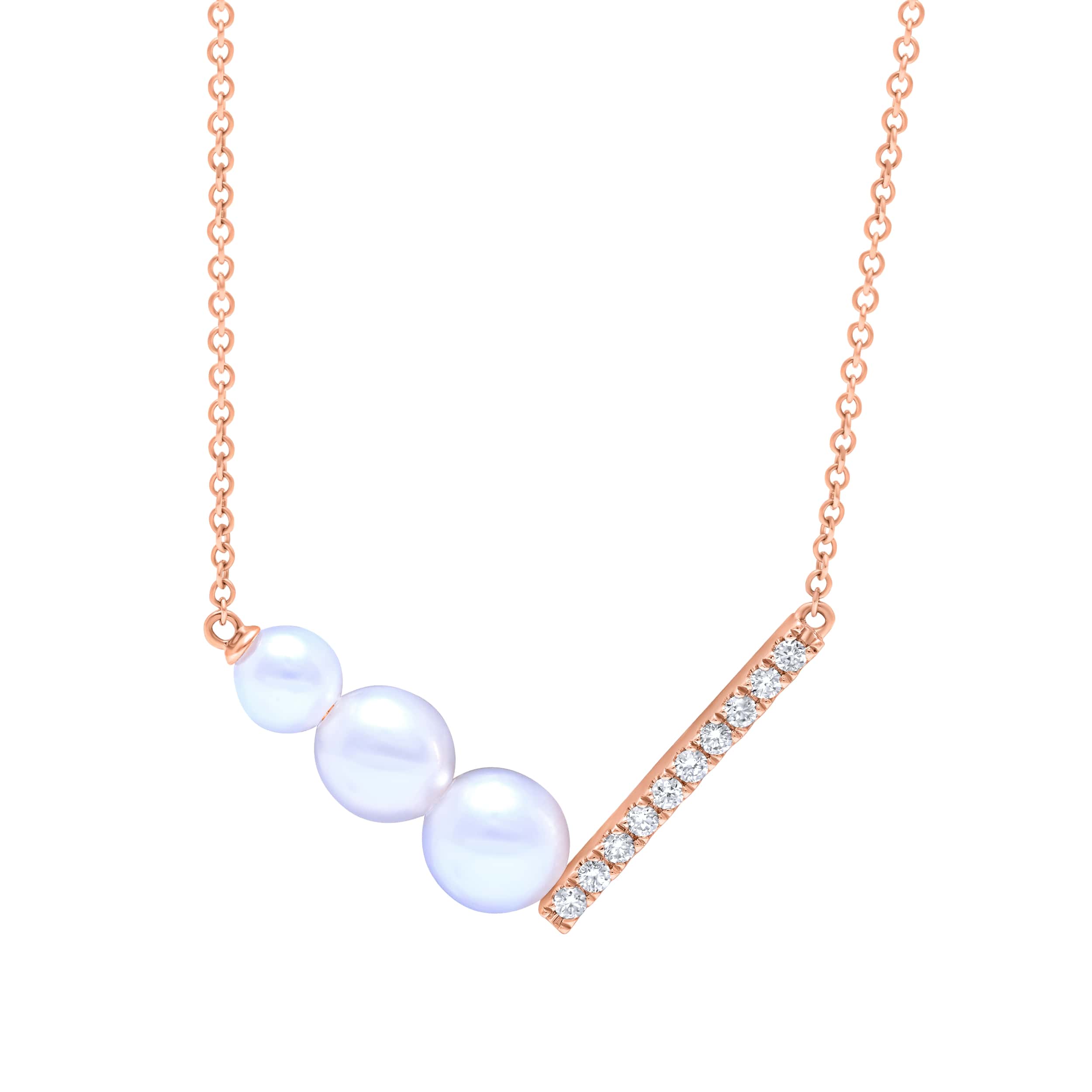 Elegant Radiance 18K Diamond Necklace, epitome of classic grace