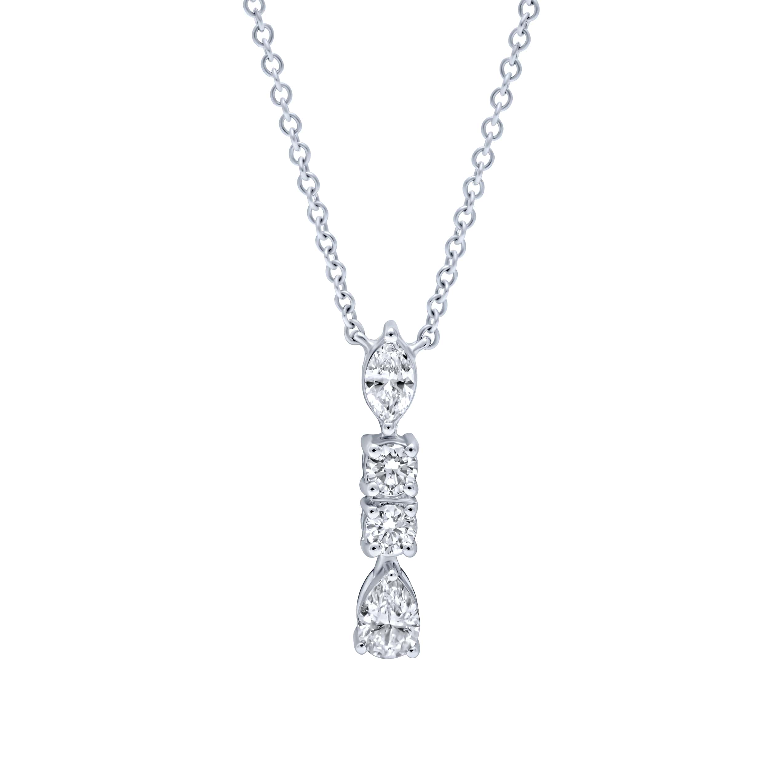 Graceful Refinement 18K Diamond Necklace