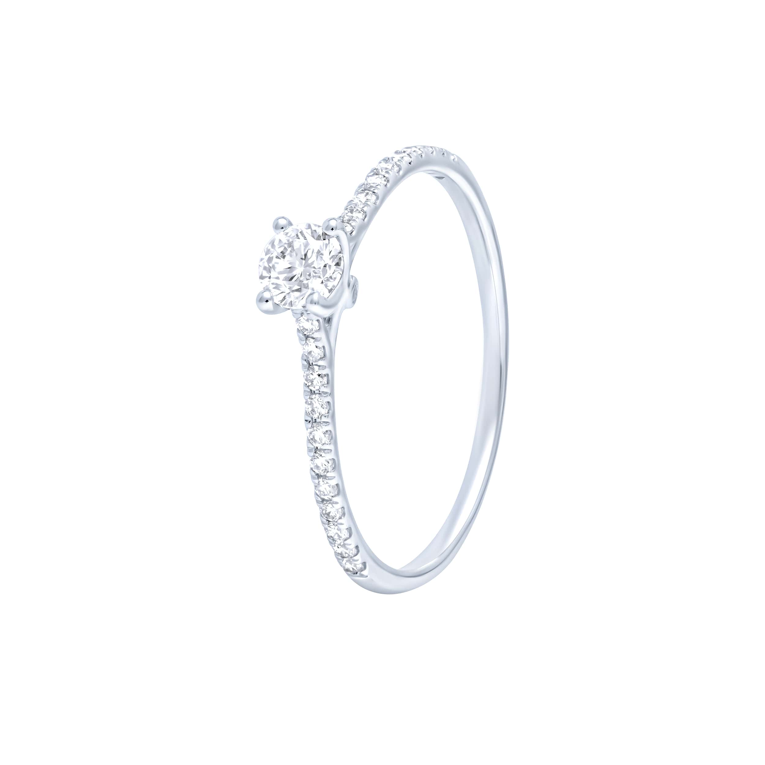 Timeless Sophistication 18K Diamond Ring "Classic Solitaire"