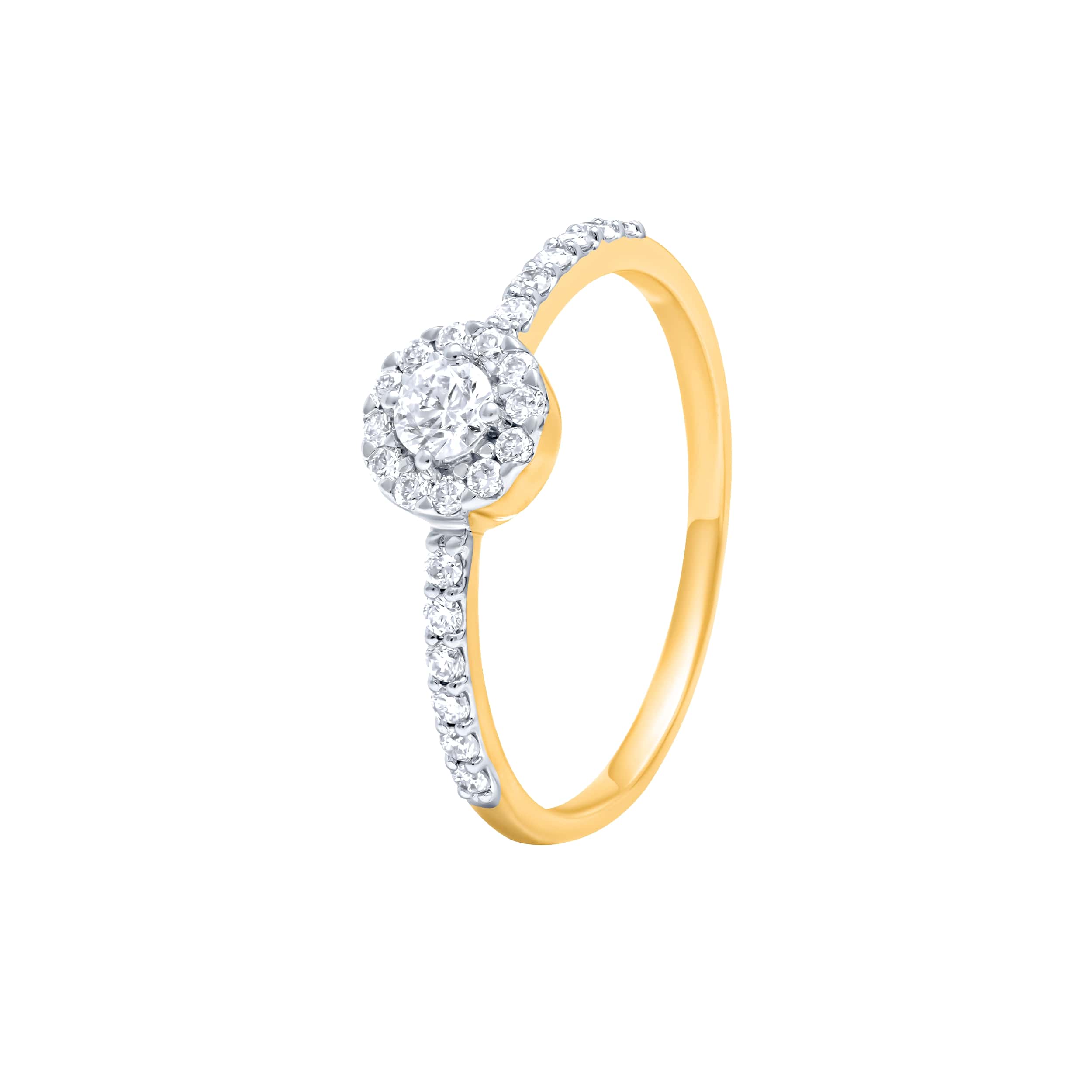 Elegant Luxury 18K Diamond Ring, a marvel of classic sophistication