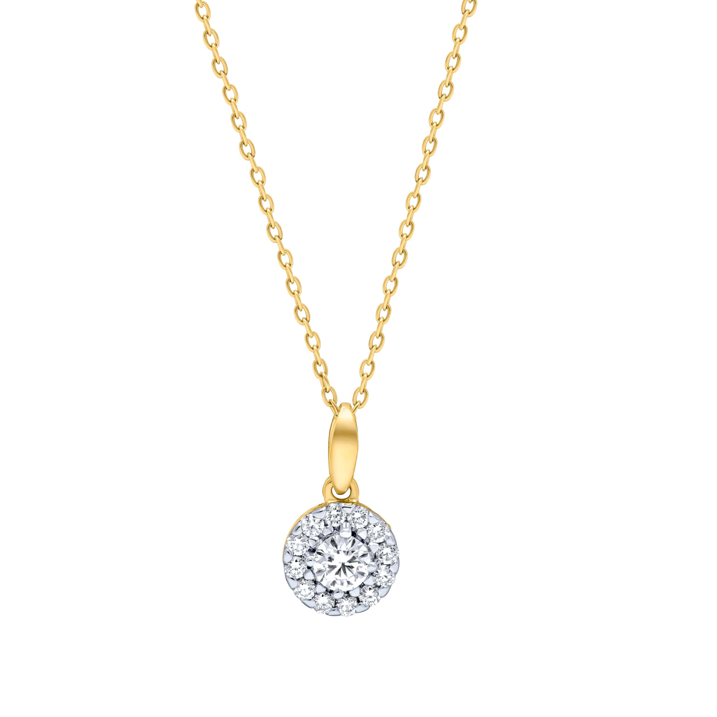 Charming Excellence 18K Diamond Pendant, a symbol of exquisite luxury