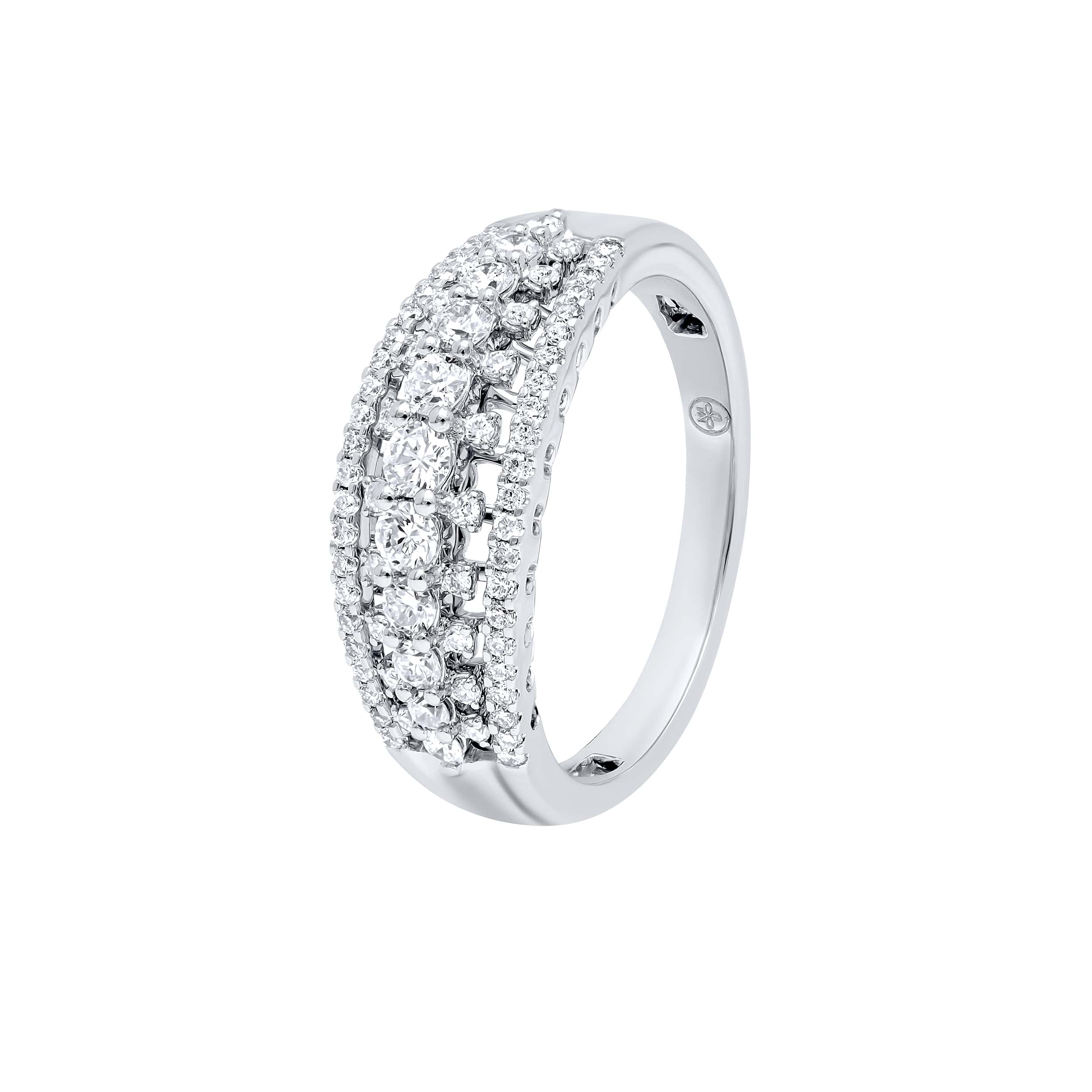 Exceptional Elegance 18K White Gold Dia Ring