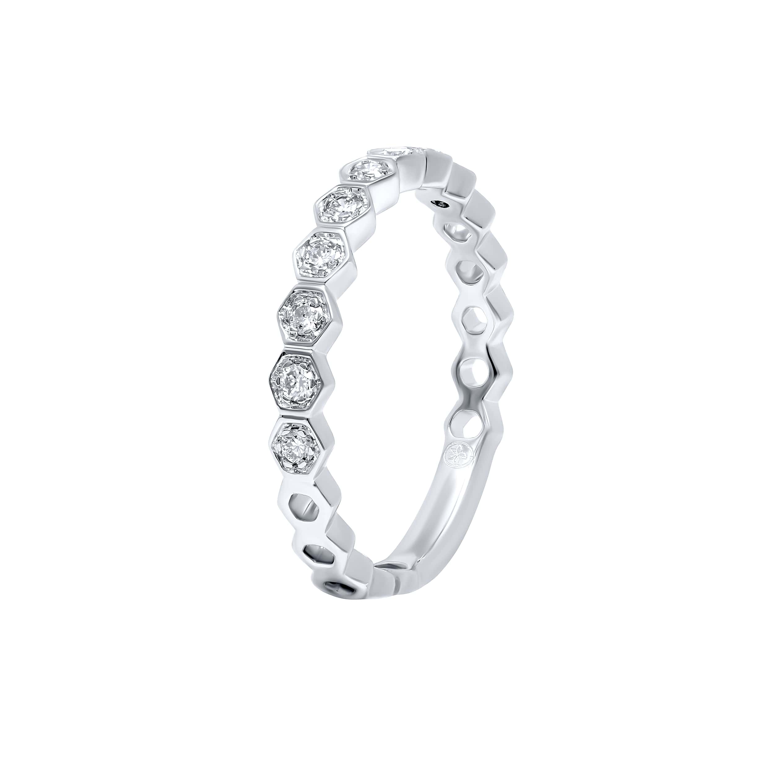Understated Sophistication 18K White Gold Dia Ring