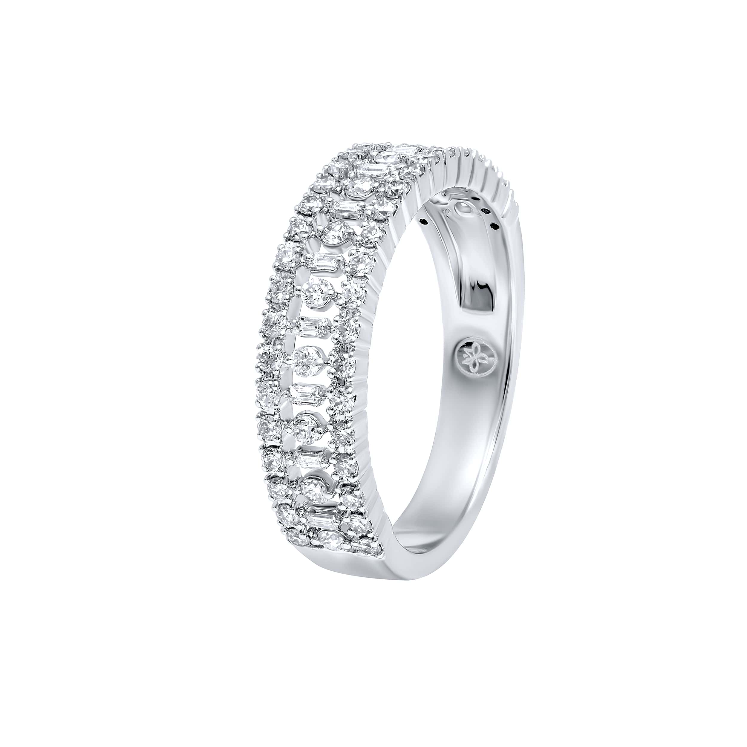 Opulent Charm 18K White Gold Dia Ring