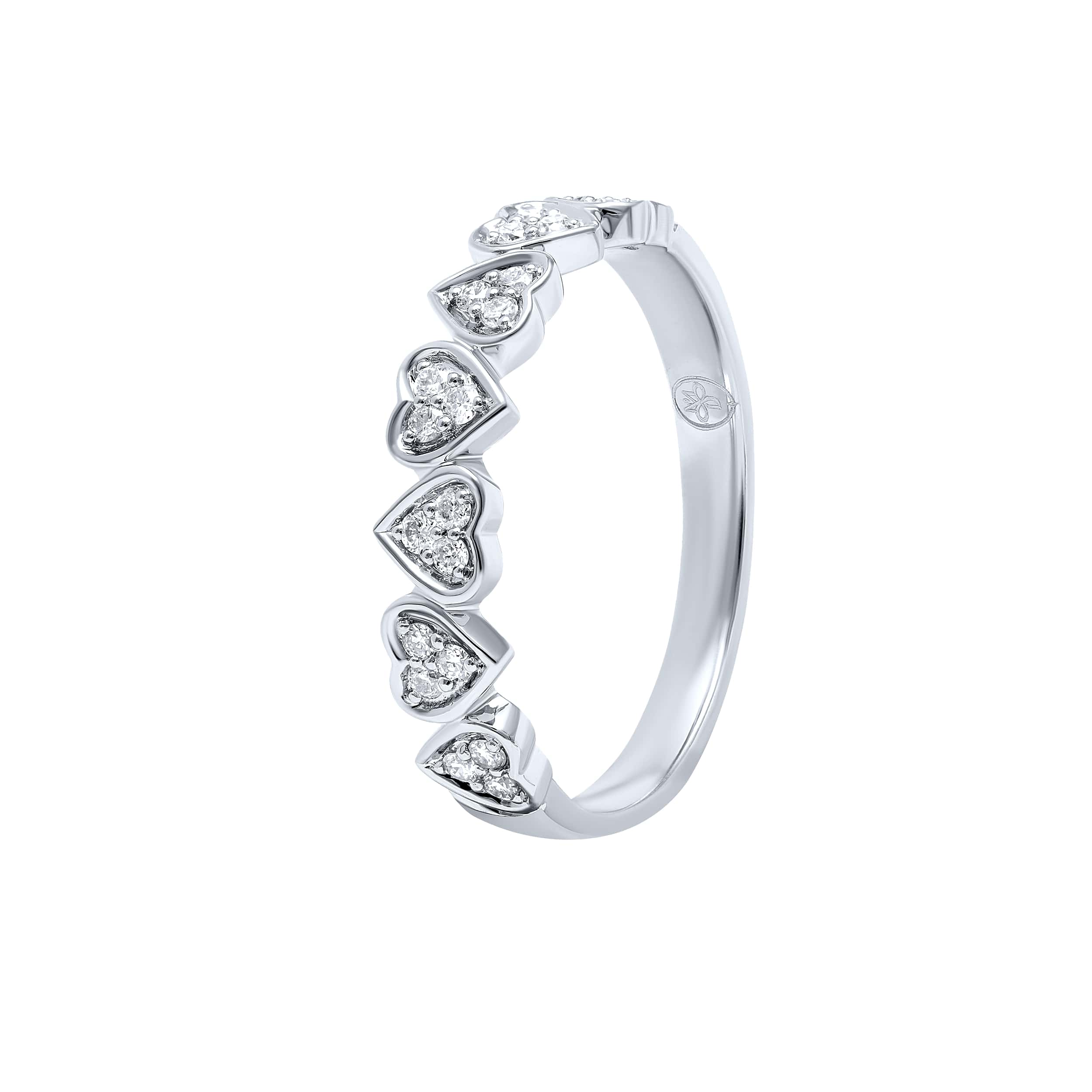 Refined Elegance 18K White Gold Dia Ring