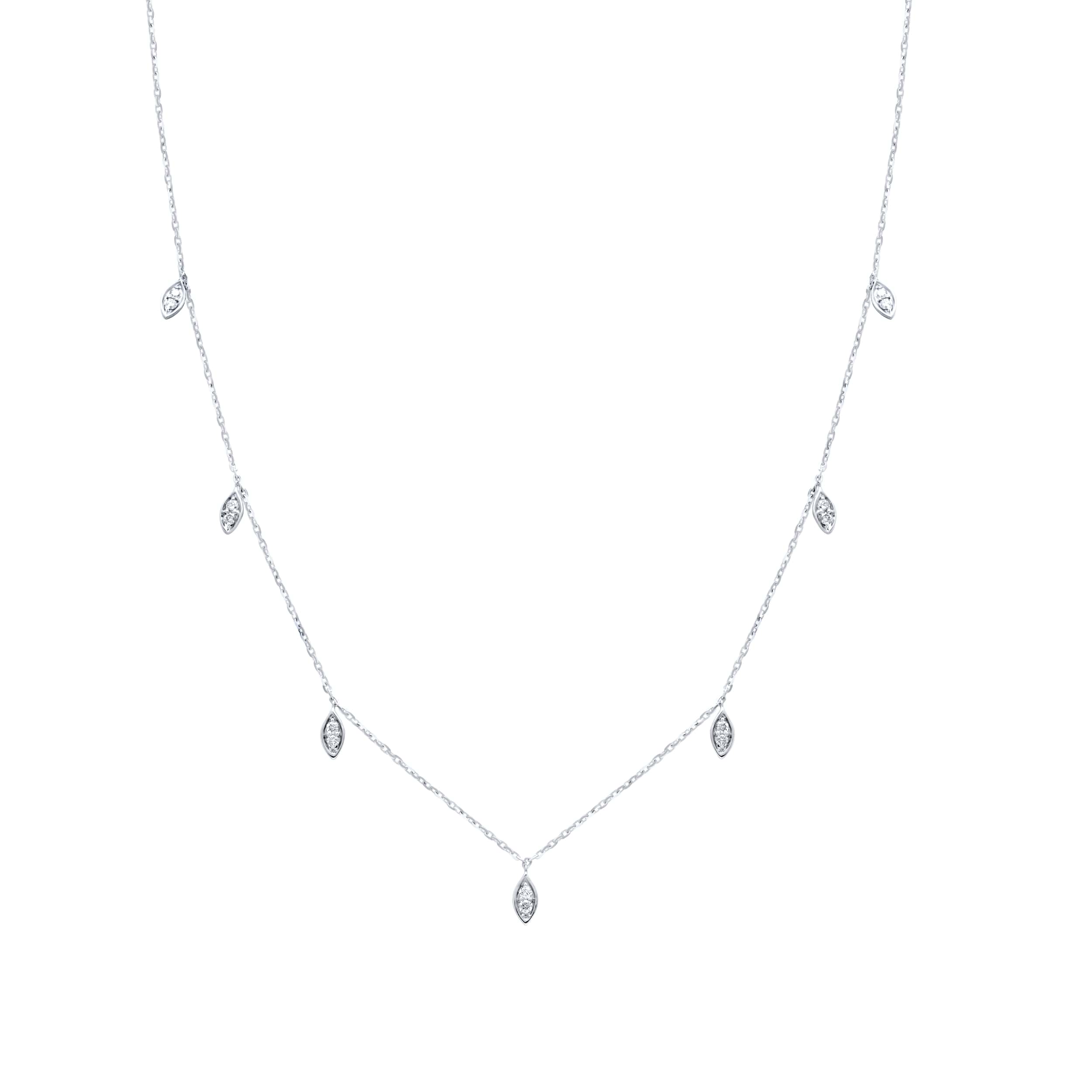 Timeless Elegance 18K White Gold Dia Necklace