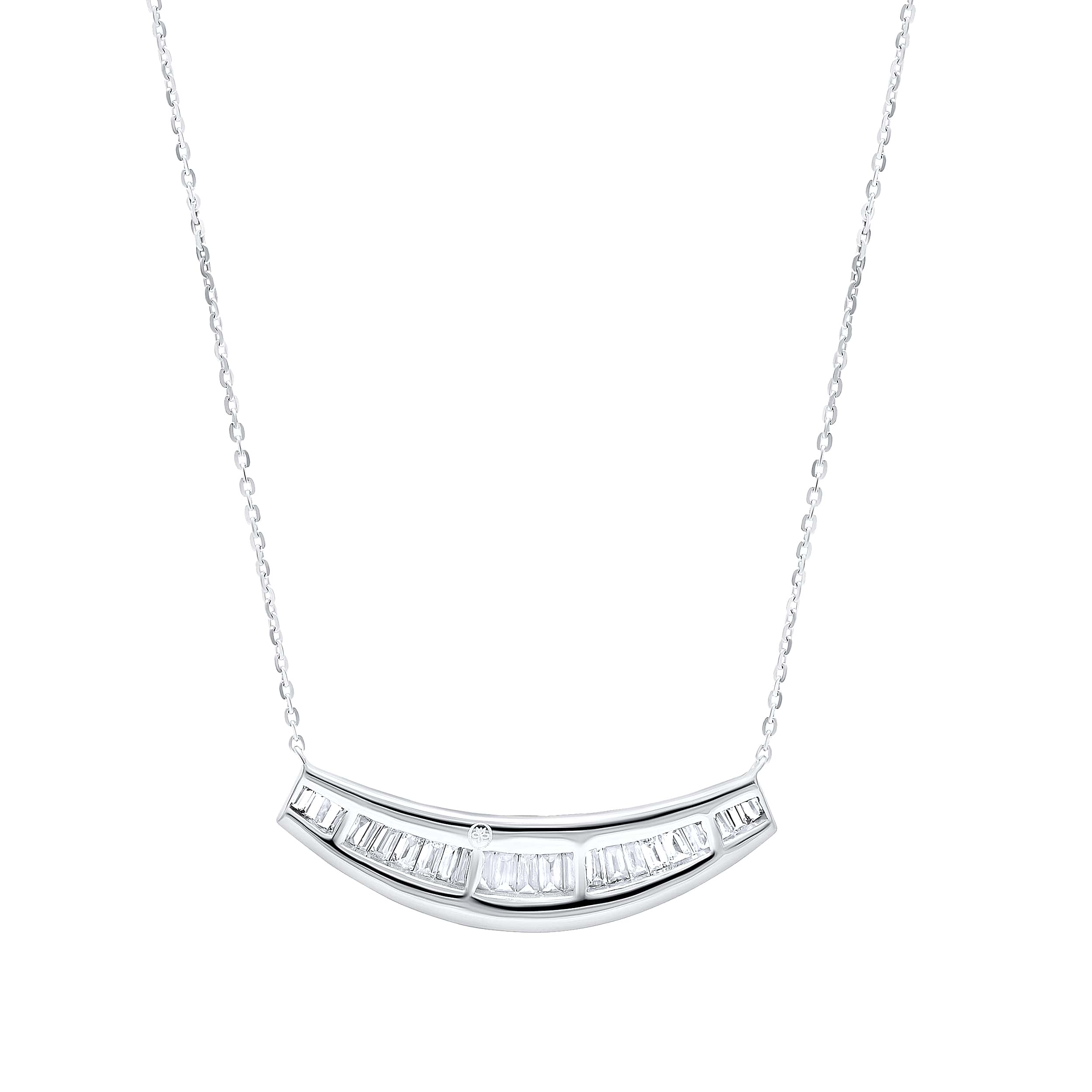 Exceptional Elegance 18K White Gold Dia Necklace