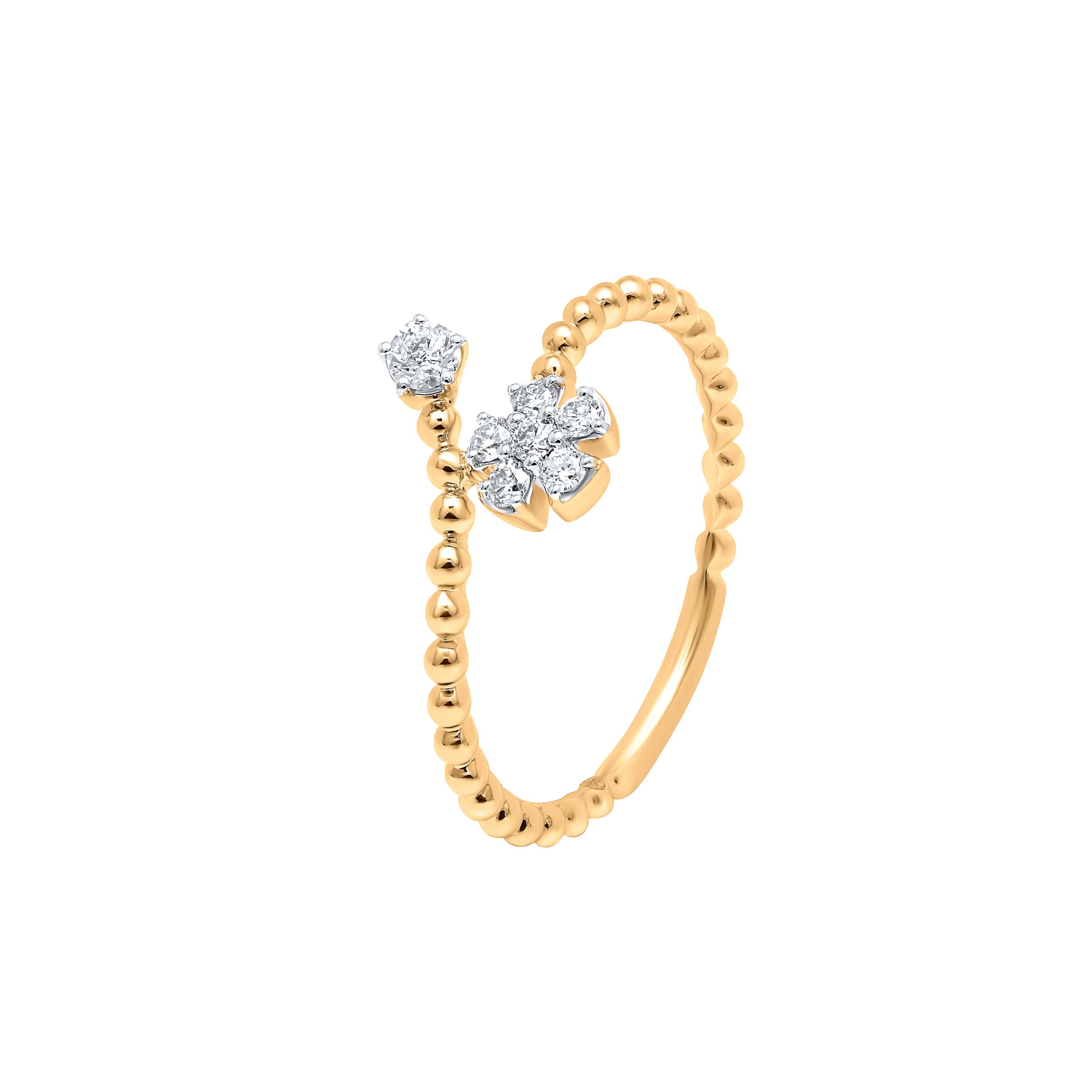 Timeless Beauty 18K Yellow Gold Dia Ring