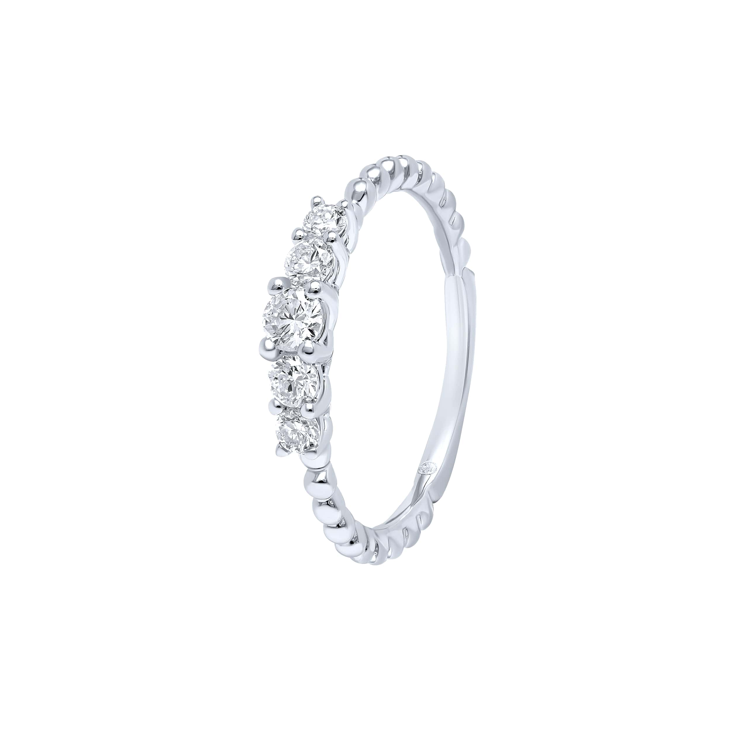 Timeless Splendor 18K White Gold Dia Ring