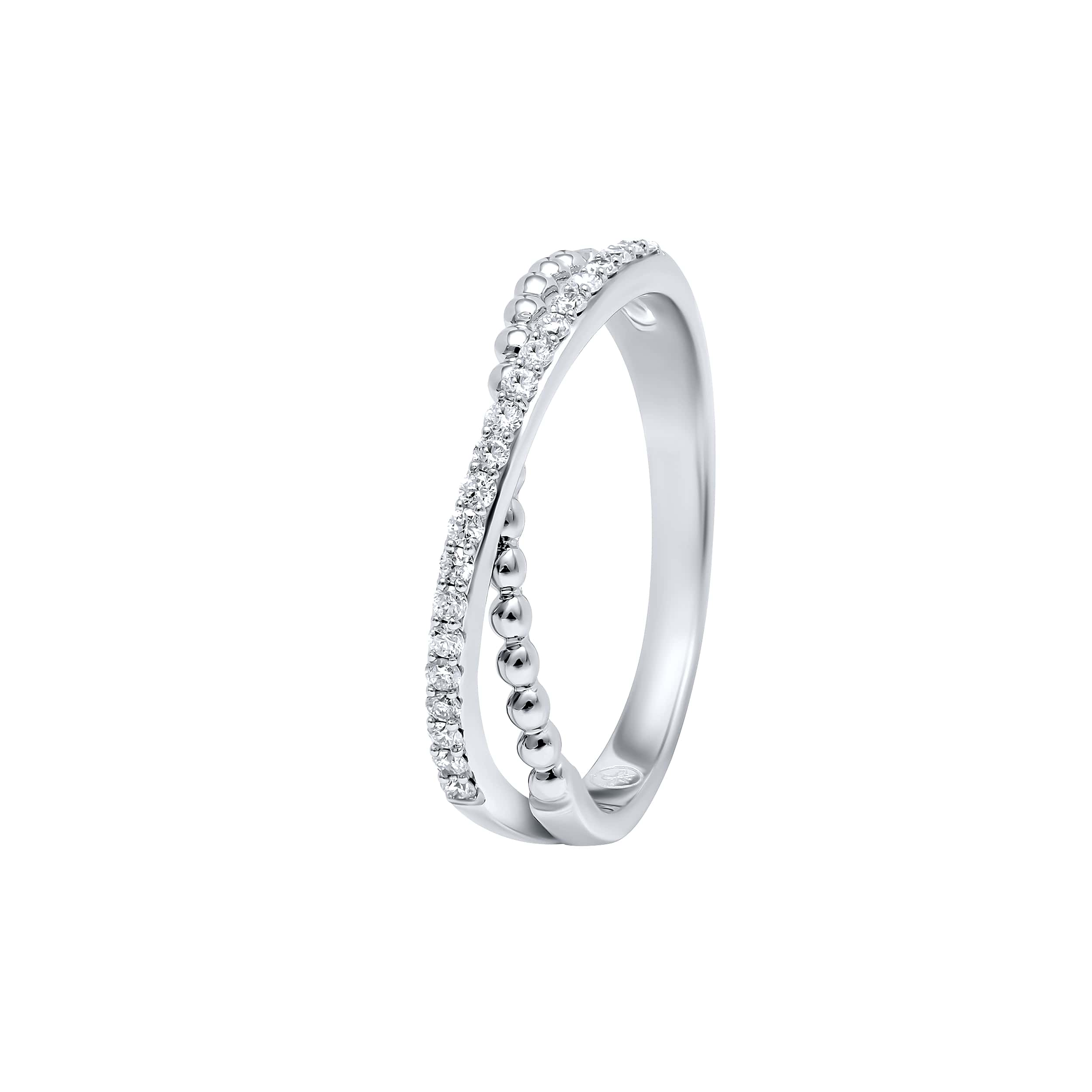 Subtle Elegance 18K White Gold Dia Ring