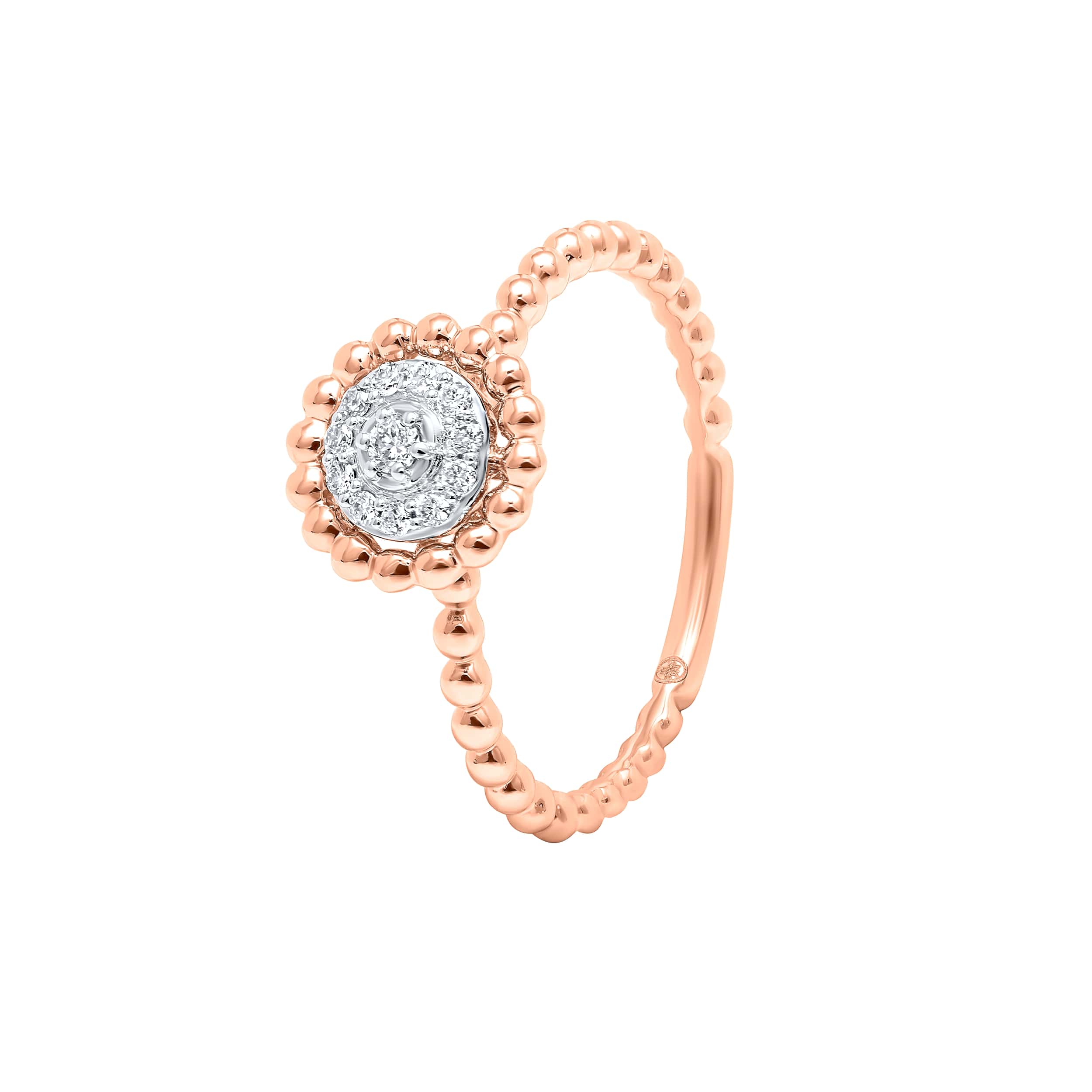 Timeless Elegance 18K Rose Gold Dia Ring
