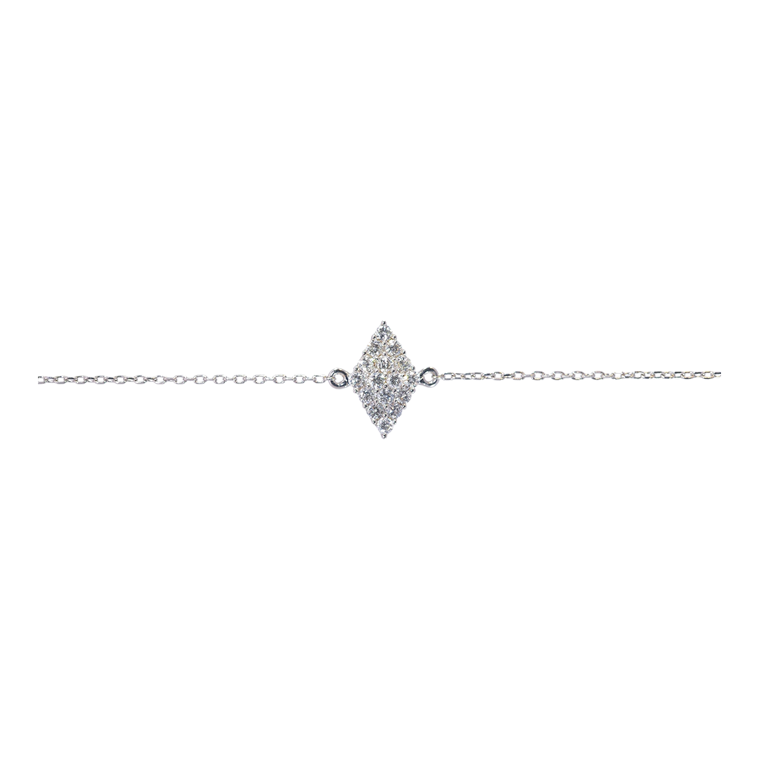 18K White Gold Diamond Bracelet