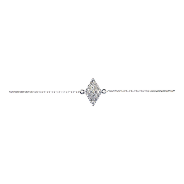 18K White Gold Diamond Bracelet