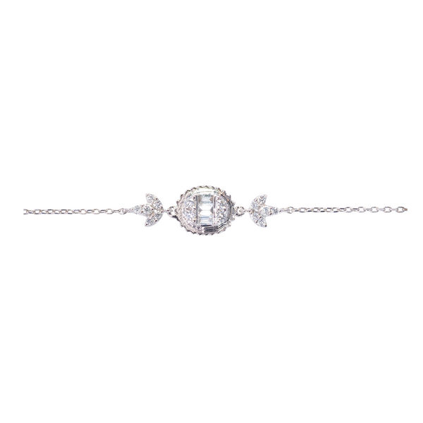 18K White Gold Diamond Bracelet