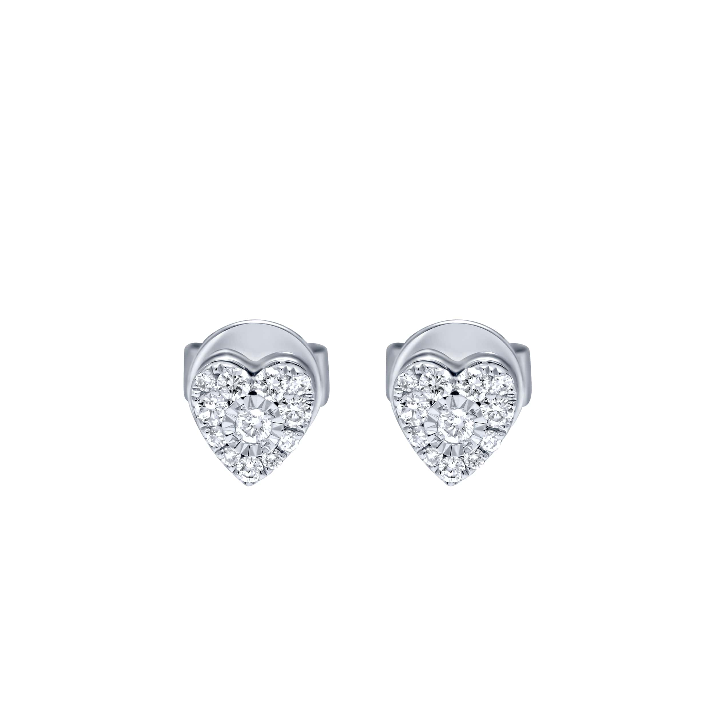 Opulent Elegance 18K Diamond Illusion Earrings