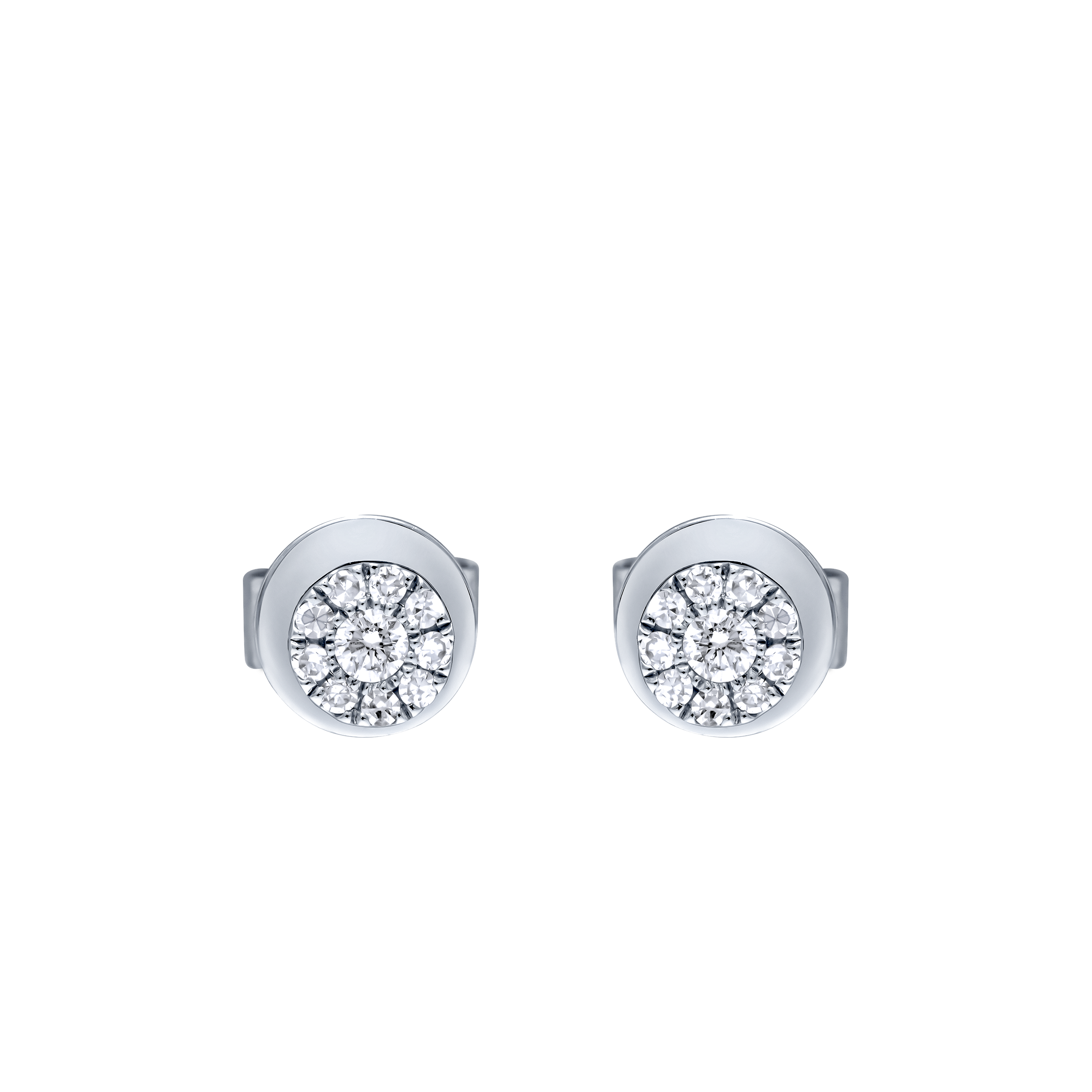 Classic Elegance 18K Diamond Earrings