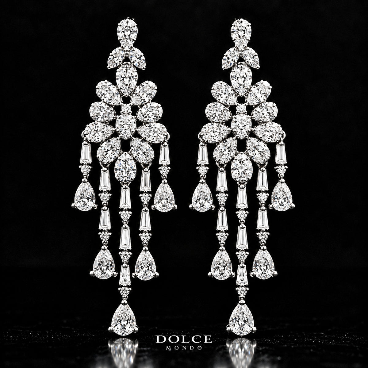 Isabel White Yellow Luxury Combo Set in High Quality Class Zircon Stone Rhodium Plated