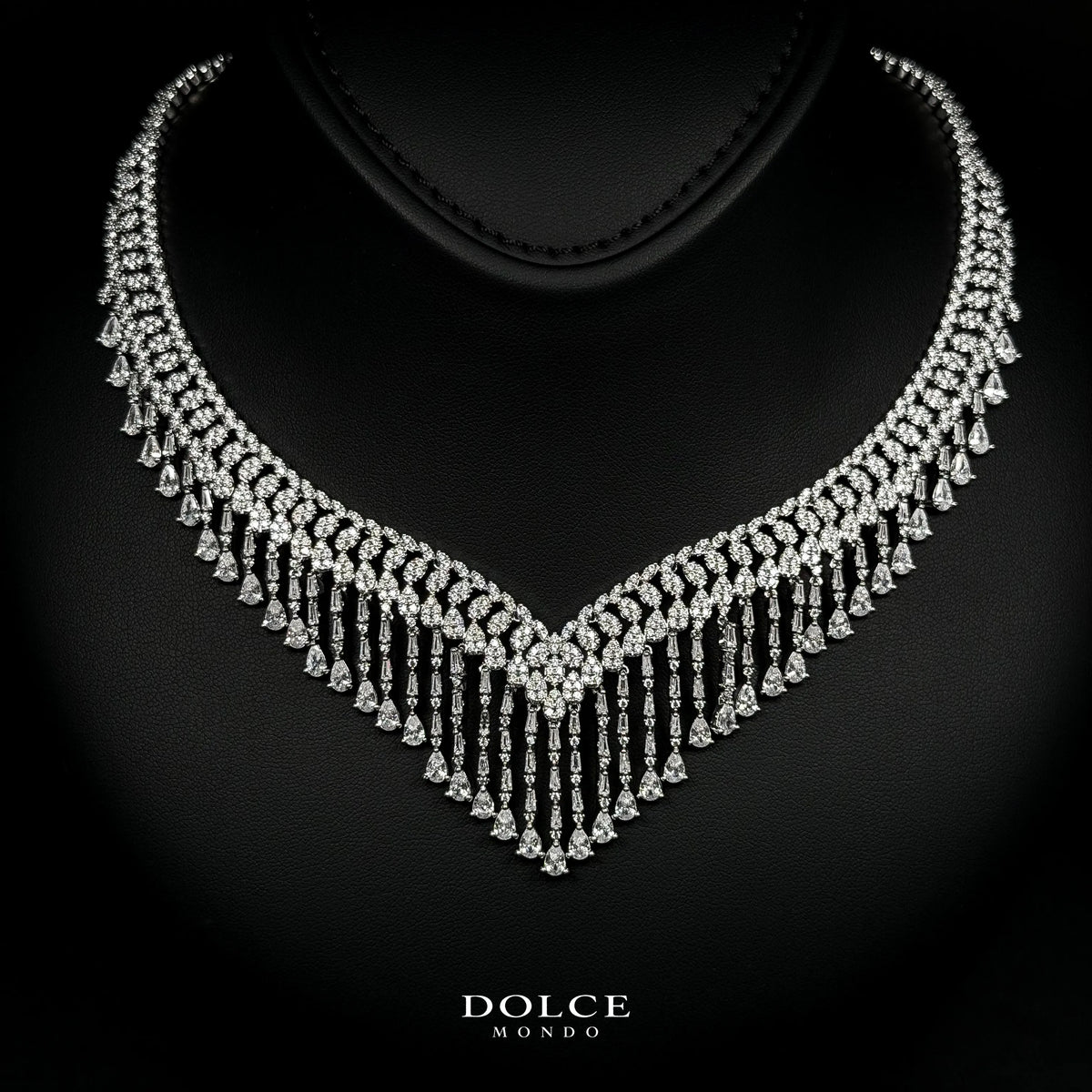 Isabel White Yellow Luxury Combo Set in High Quality Class Zircon Stone Rhodium Plated