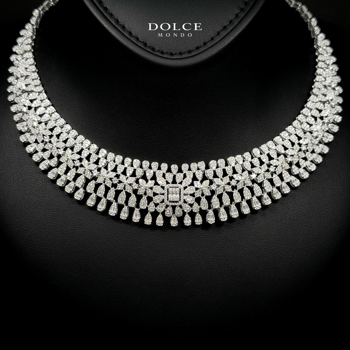 Sophie White Luxury Bridal Full Set Featuring Hight Quality Class Zircon Stones with Premium Rhodium-plated Finish