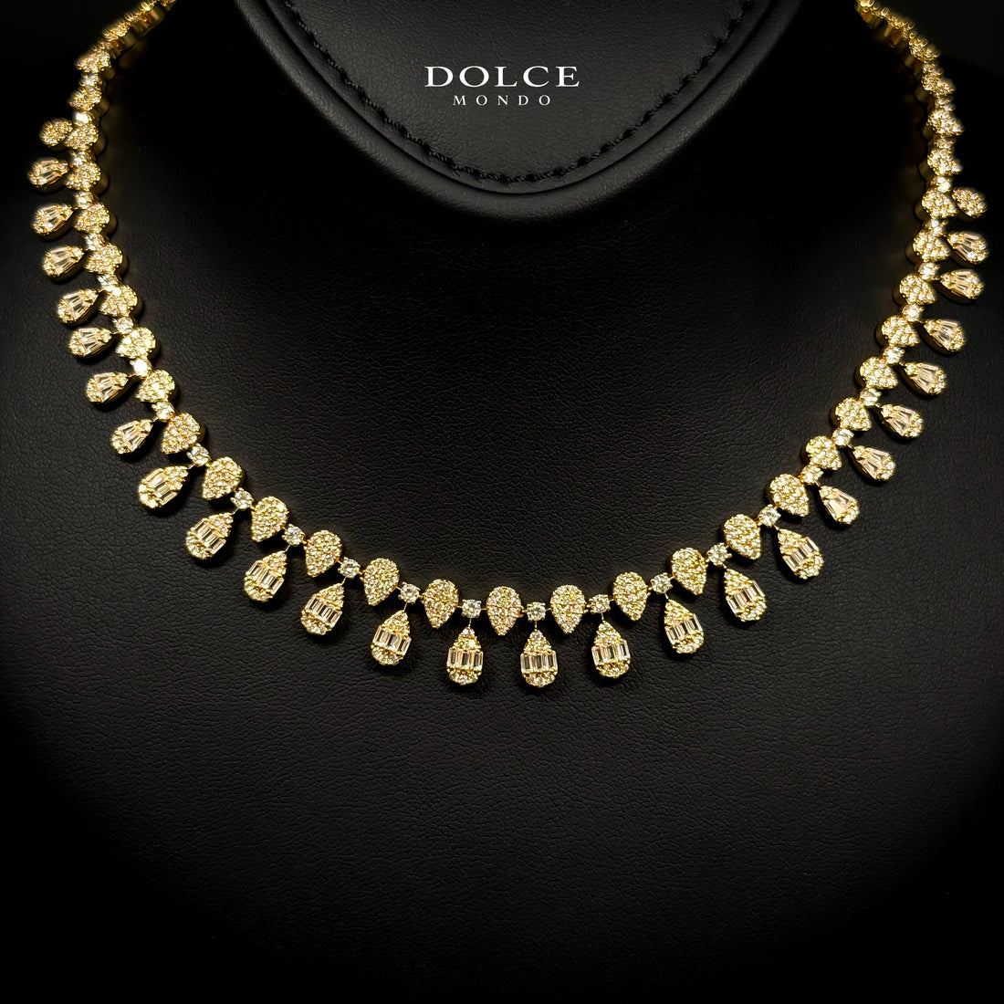 Olivia Golden Luxury Bridal Full Set Featuring Hight Quality Class Zircon Stones with Premium 18k Gold Plated Finish