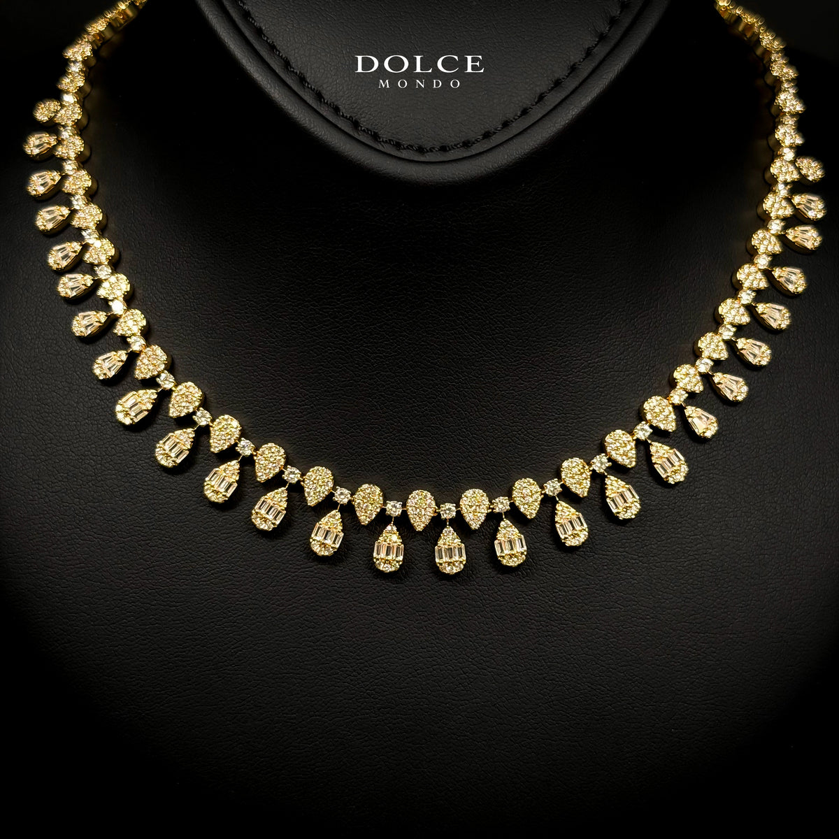 Olivia Golden Luxury Bridal Full Set Featuring Hight Quality Class Zircon Stones with Premium 18k Gold Plated Finish