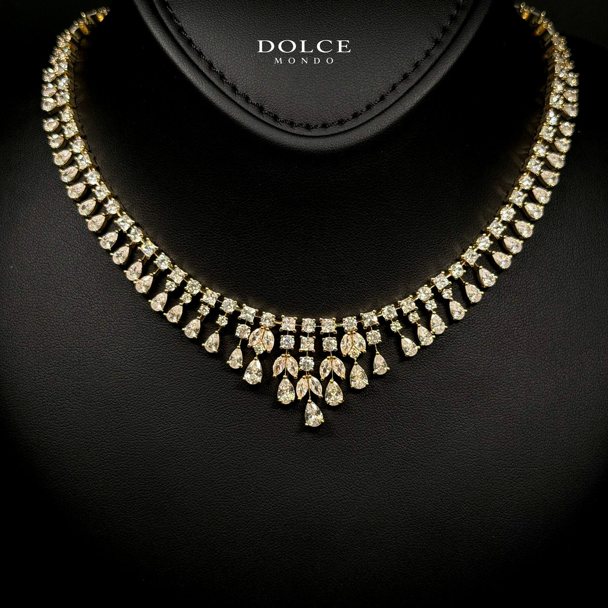 Nina Golden Luxury Bridal Full Set Featuring Hight Quality Class Zircon Stones with Premium 18k Gold Plated Finish