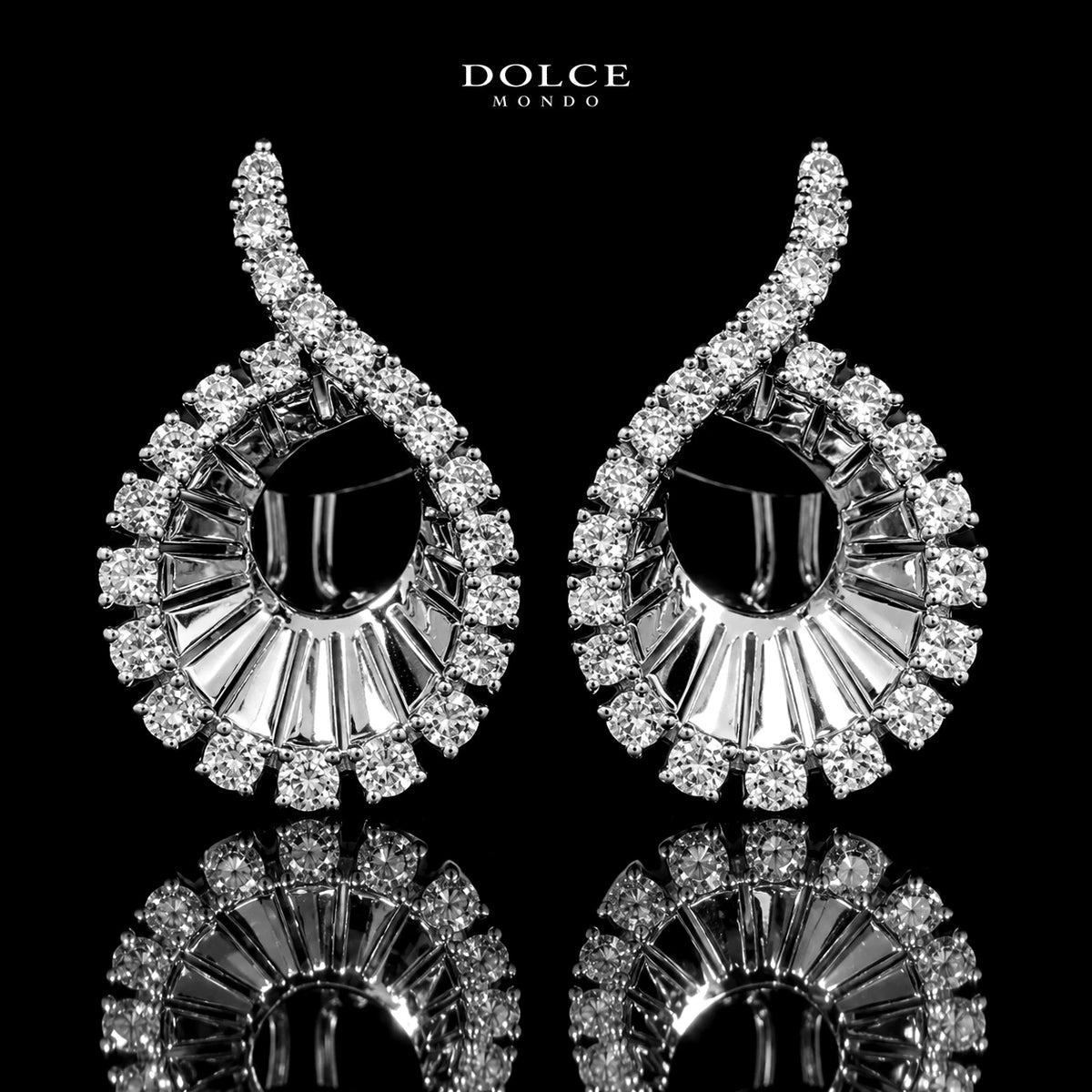 Vera White Luxury Full Set Featuring High-Quality Zircon Stones with a Premium Rhodium-Plated Finish