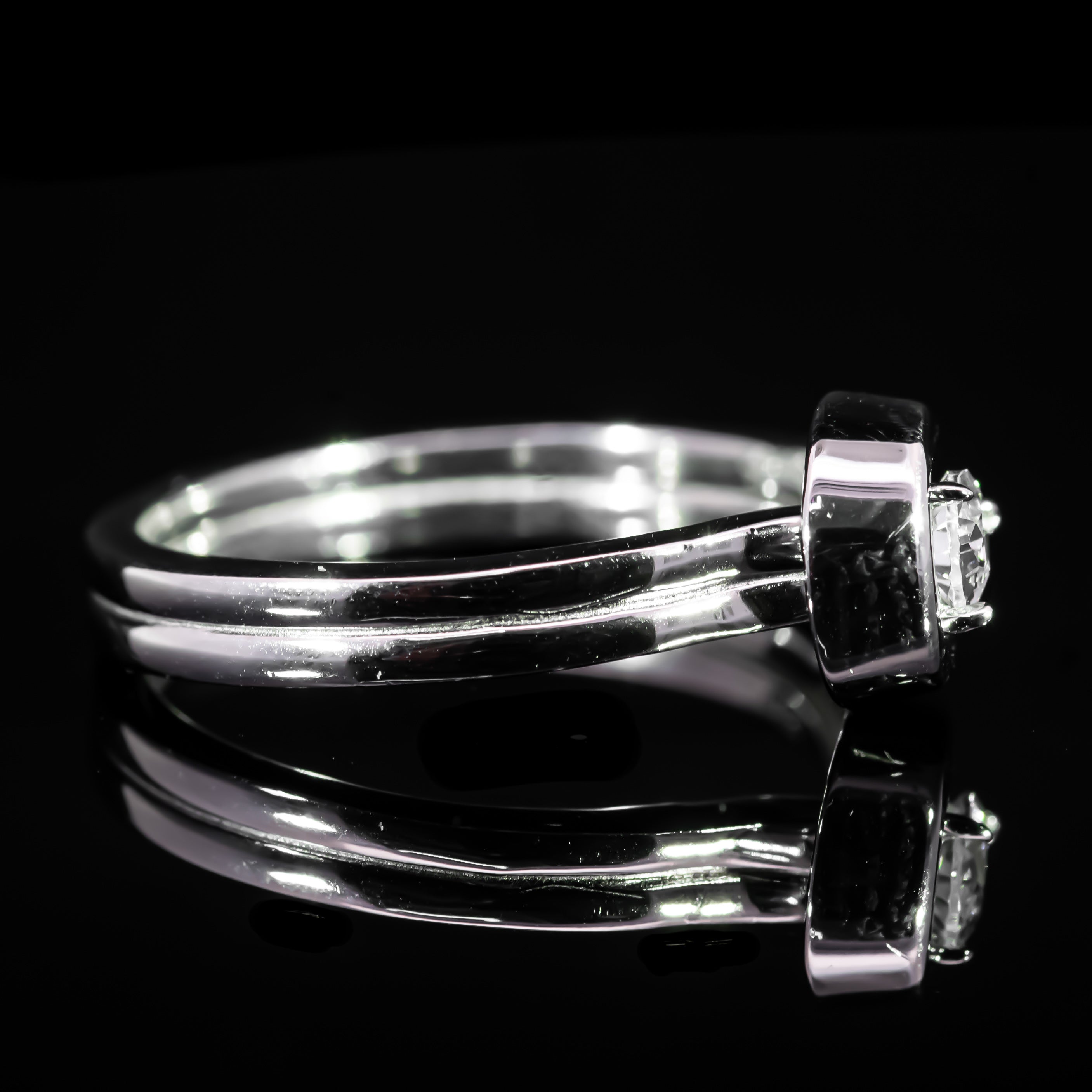 Dolce Mondo Luxe White Pear Cut Wrap Ring in 925 Silver with Premium Zircon Stone