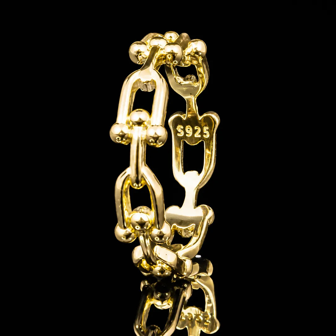 Urban Link Gold Plated 925 Silver Set