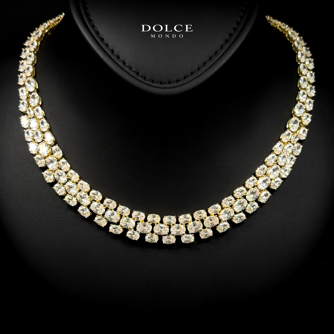 Bianca Royale Golden Luxury Full Set in High Quality Class Zircon Stone Gold Plated