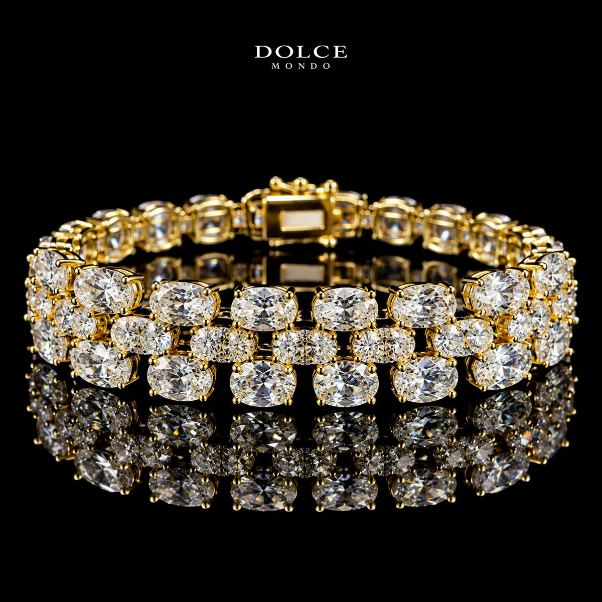 Bianca Royale Golden Luxury Full Set in High Quality Class Zircon Stone Gold Plated
