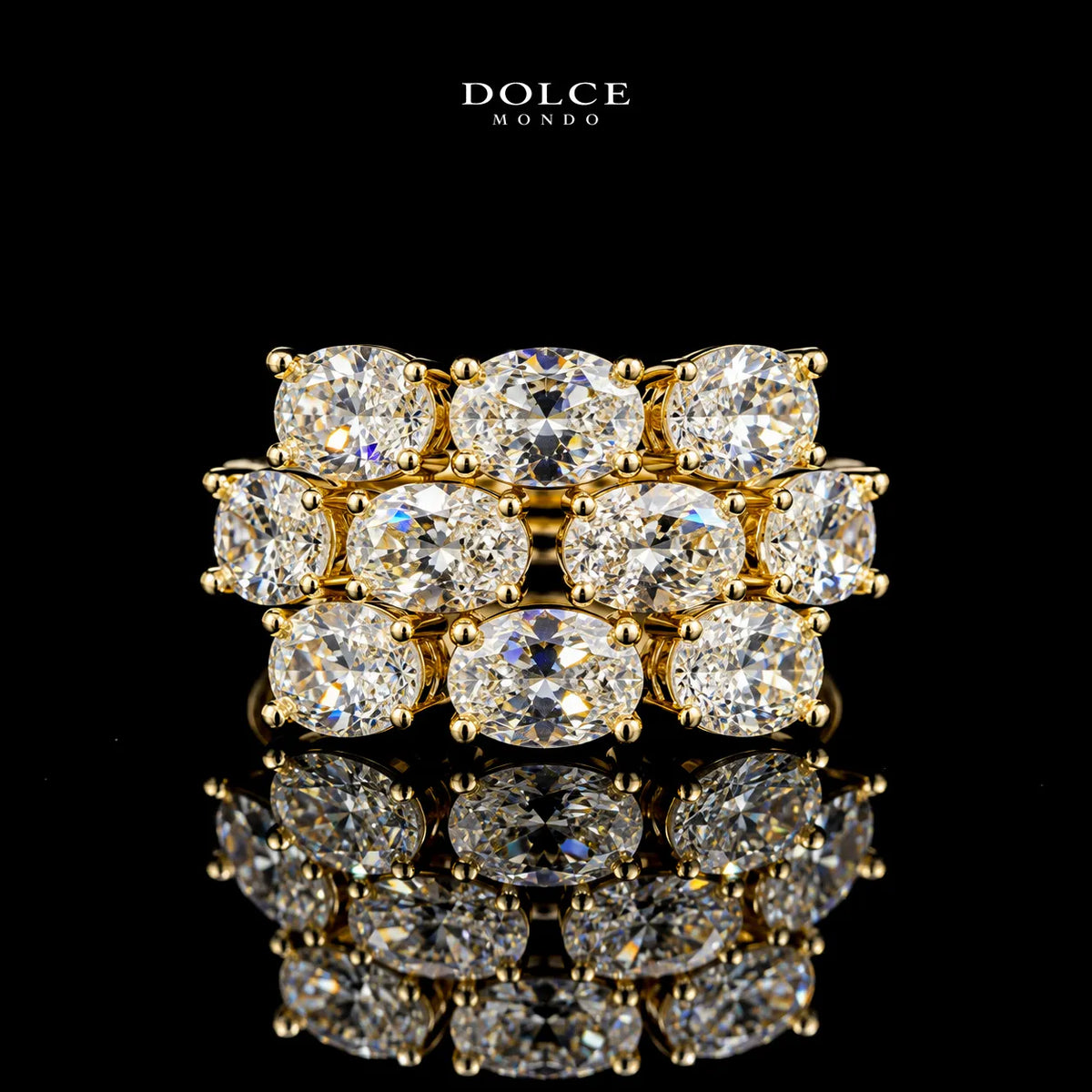 Bianca Royale Golden Luxury Full Set in High Quality Class Zircon Stone Gold Plated
