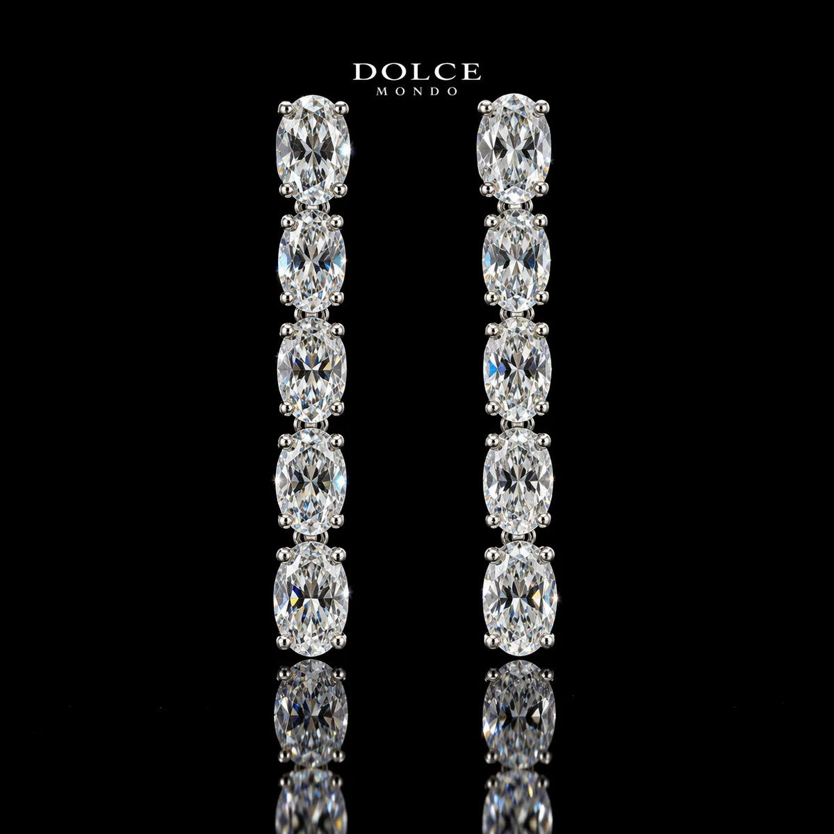 Bianca Royale White Luxury Full Set in High Quality Class Zircon Stone Rhodium Plated