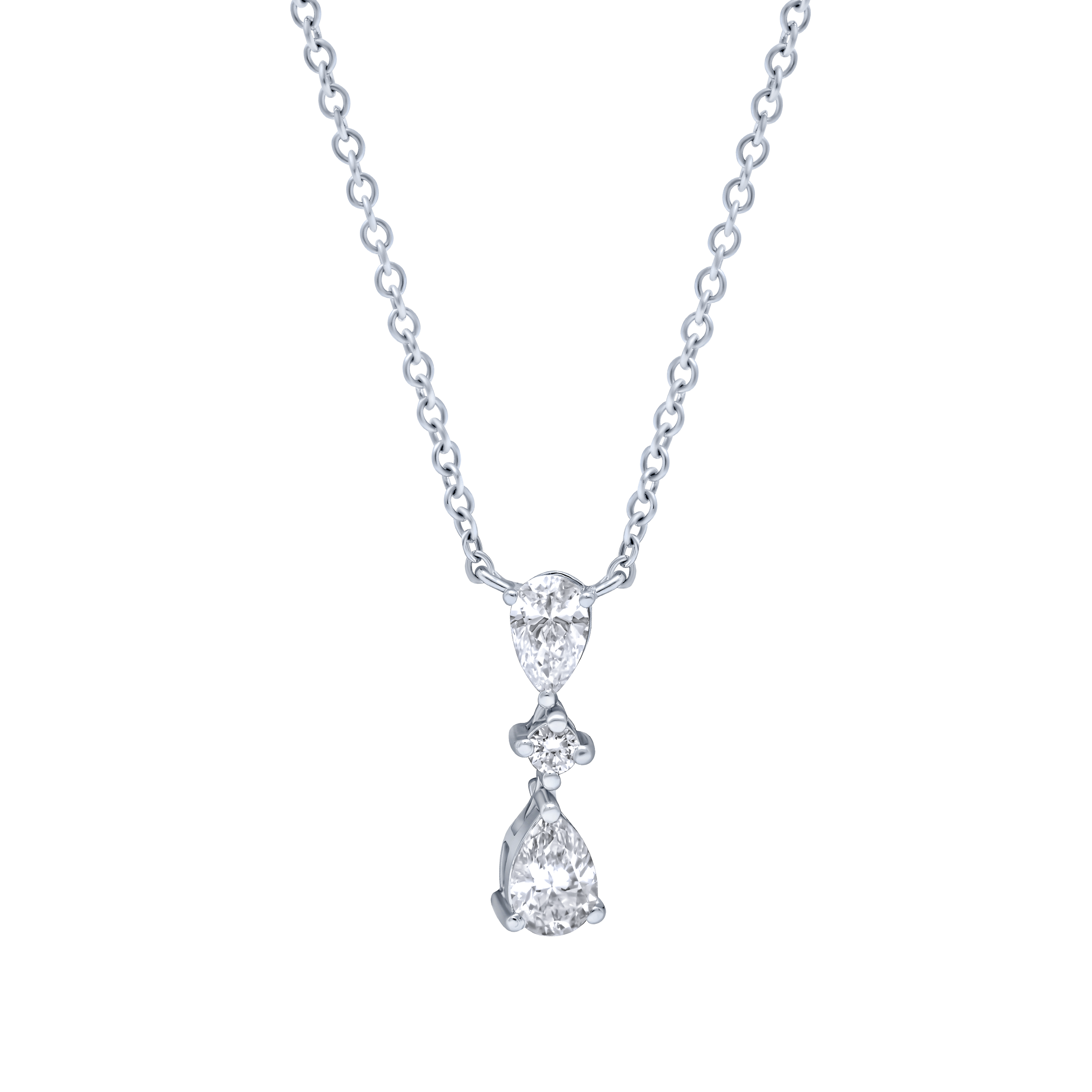 Elegant Prestige 18K Diamond Necklace