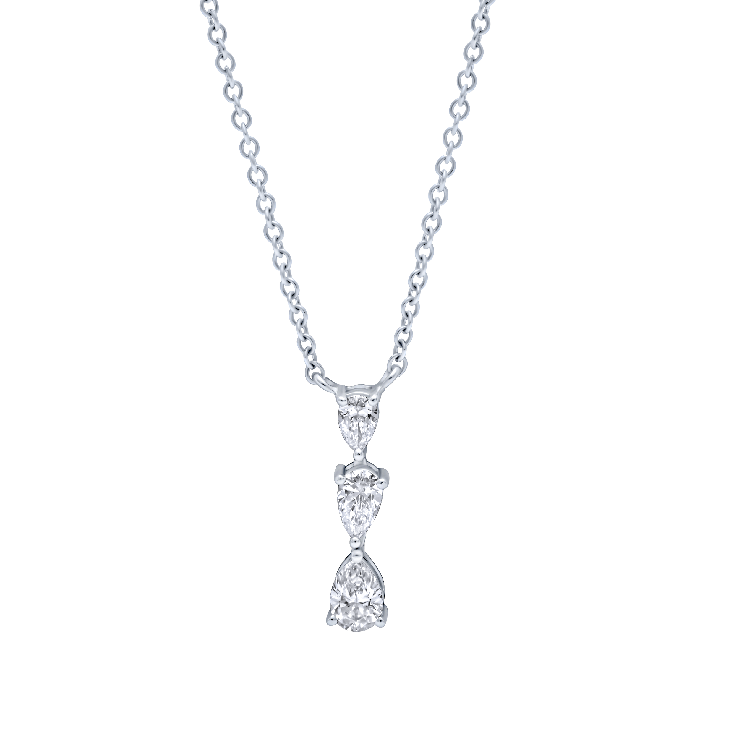 Sophisticated Radiance 18K Diamond Necklace