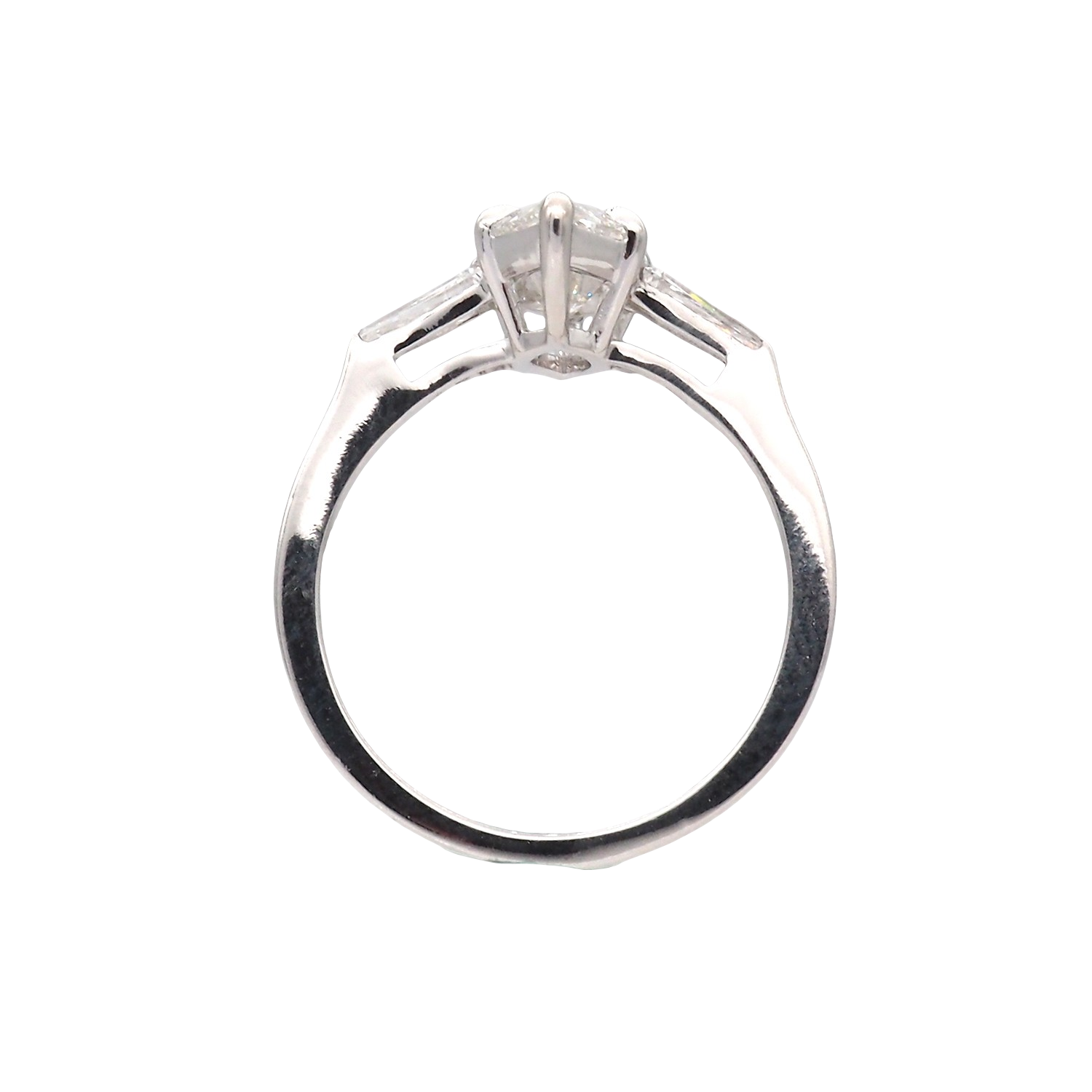 Marquise Cut Lab-Grown Diamond Ring in White Gold