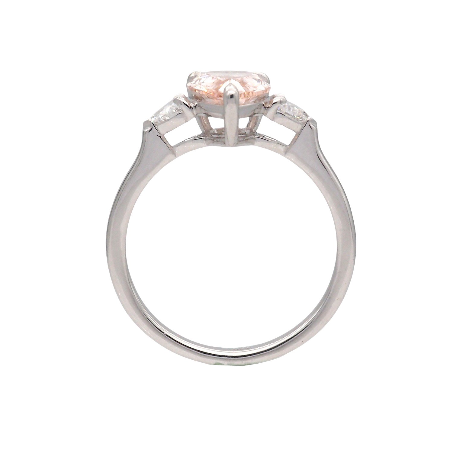 Elegant Pear Lab-Grown Diamond Ring