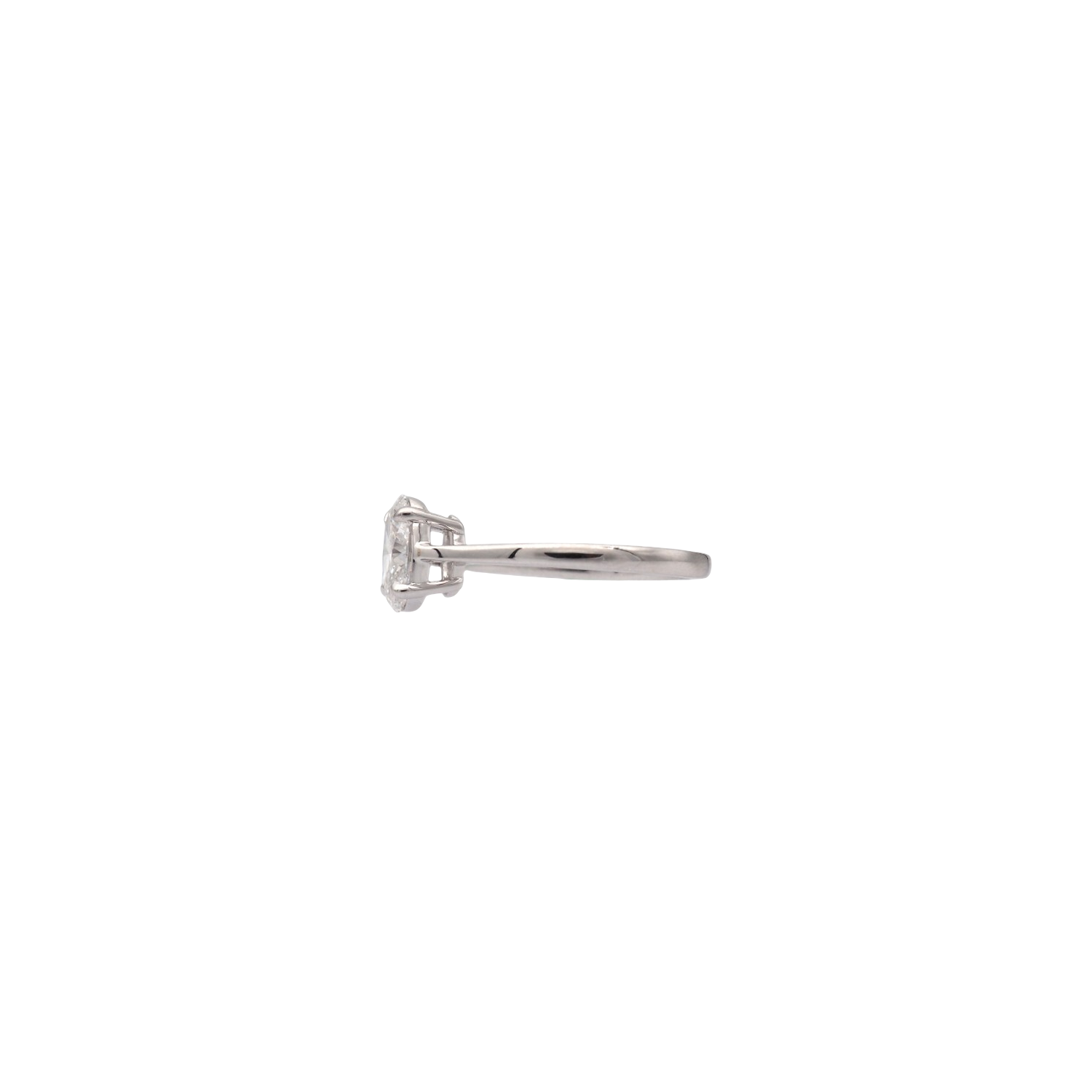 Elegant Oval Lab-Grown Diamond Solitaire Ring