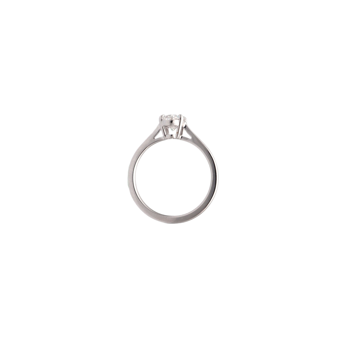 Elegant Oval Lab-Grown Diamond Solitaire Ring