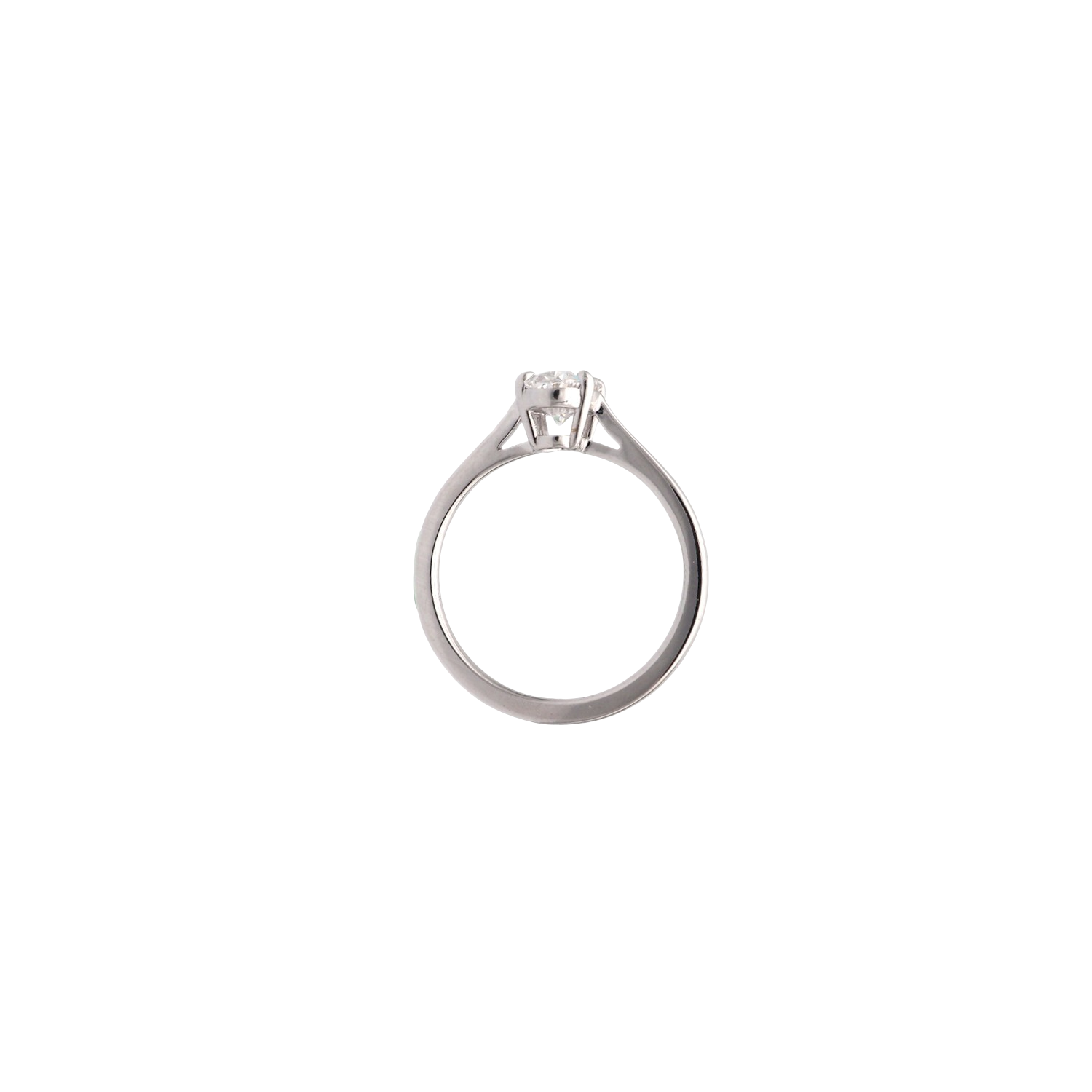 Elegant Oval Lab-Grown Diamond Solitaire Ring