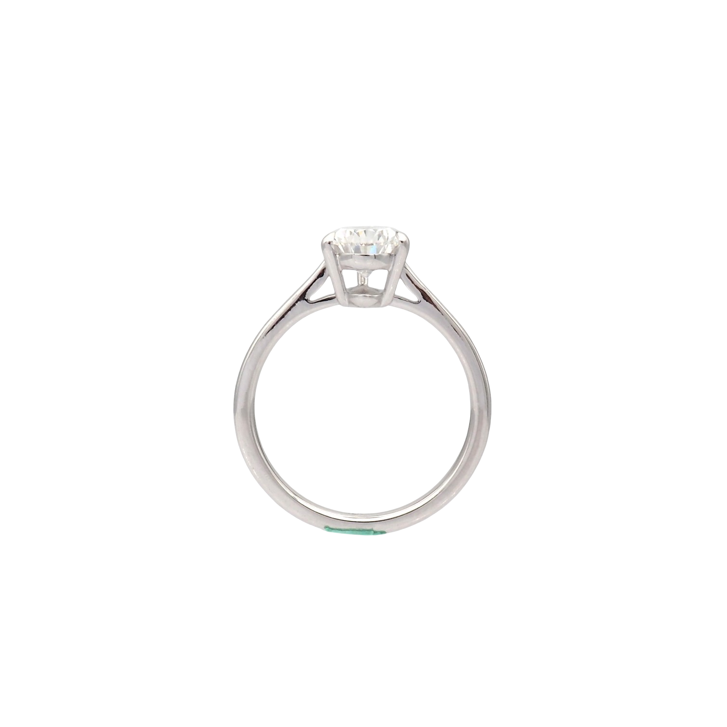 Elegant Pear-Shaped Lab-Grown Diamond Ring