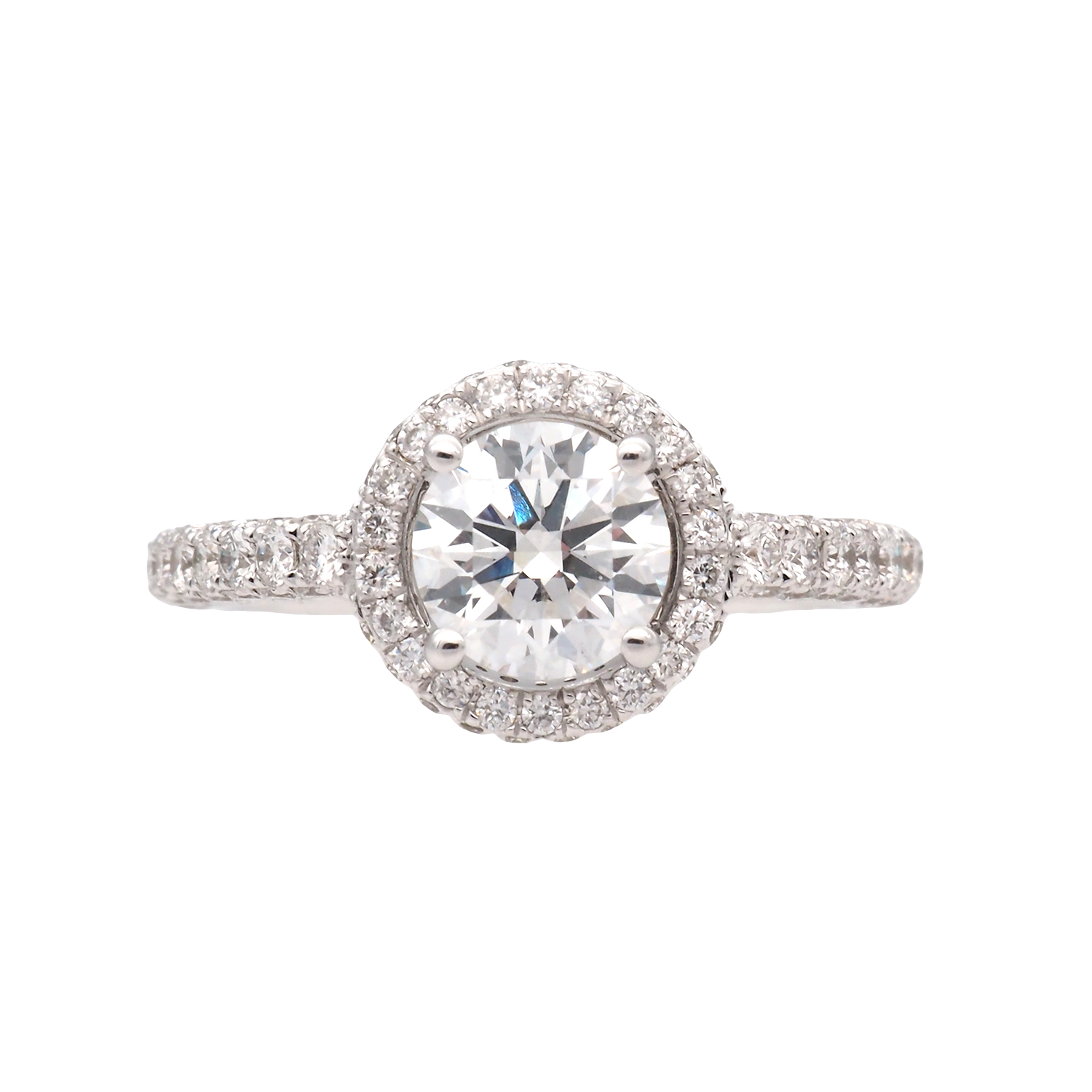 Elegant Double Halo Lab-Grown Diamond Ring