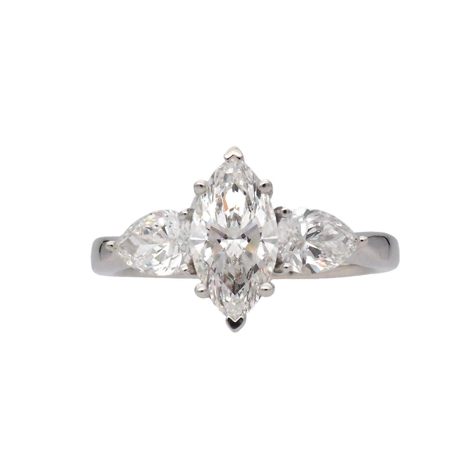 Elegant Marquise Cut Lab-Grown Diamond Ring