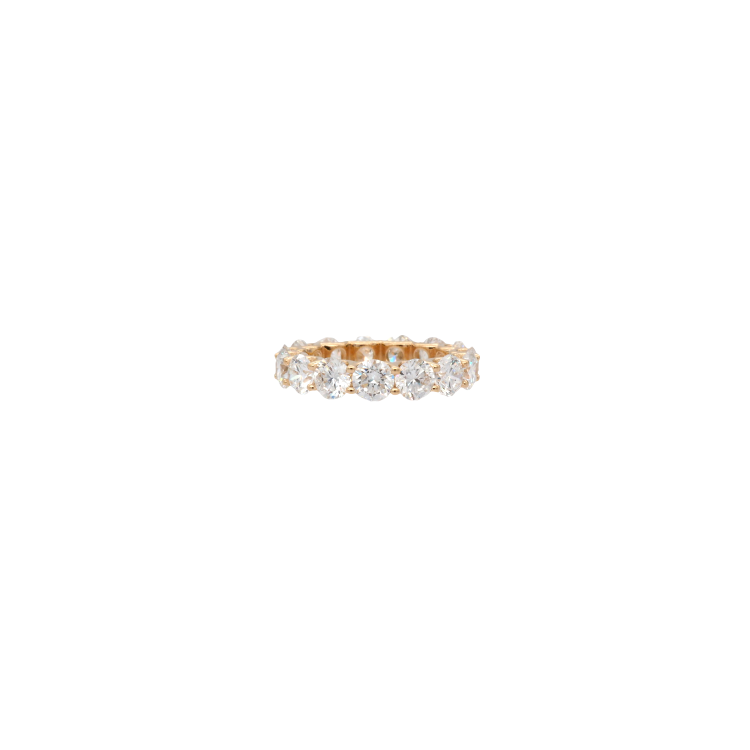 Yellow Gold Lab-Grown Diamond Eternity Band